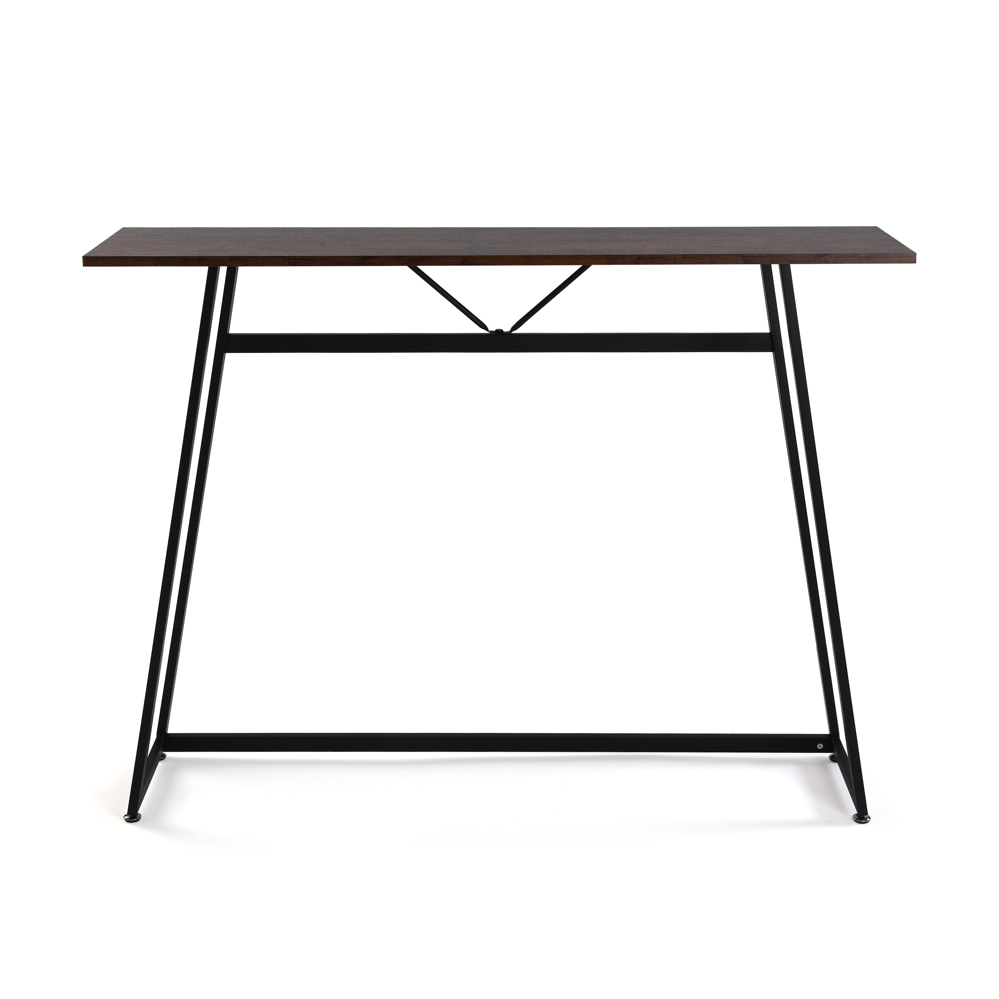 Mesa de entrada odin versa home 90x30x120cm roble oscuro