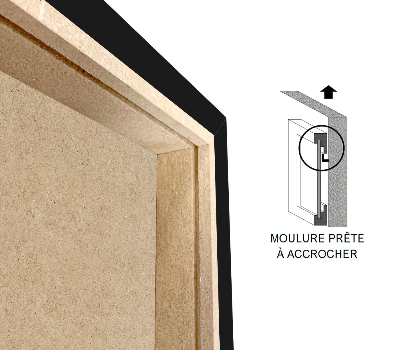 Pintura impresa sin marco Botánica rectangular de 40 x 50 cm. MDF Hojas multicolor - 10