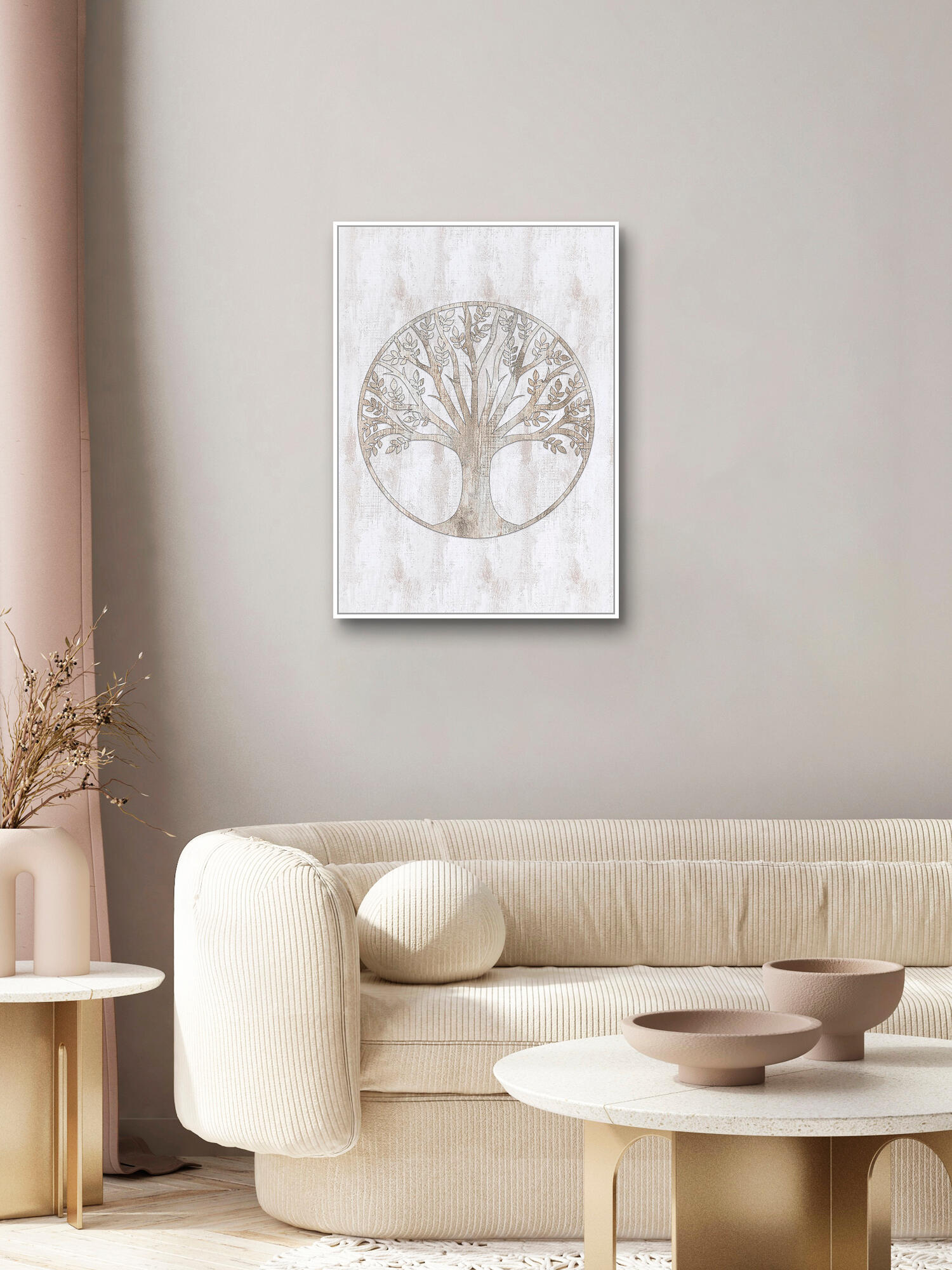 Décoration murale arbre de vie en métal noir 60 cm | Maisons du Monde