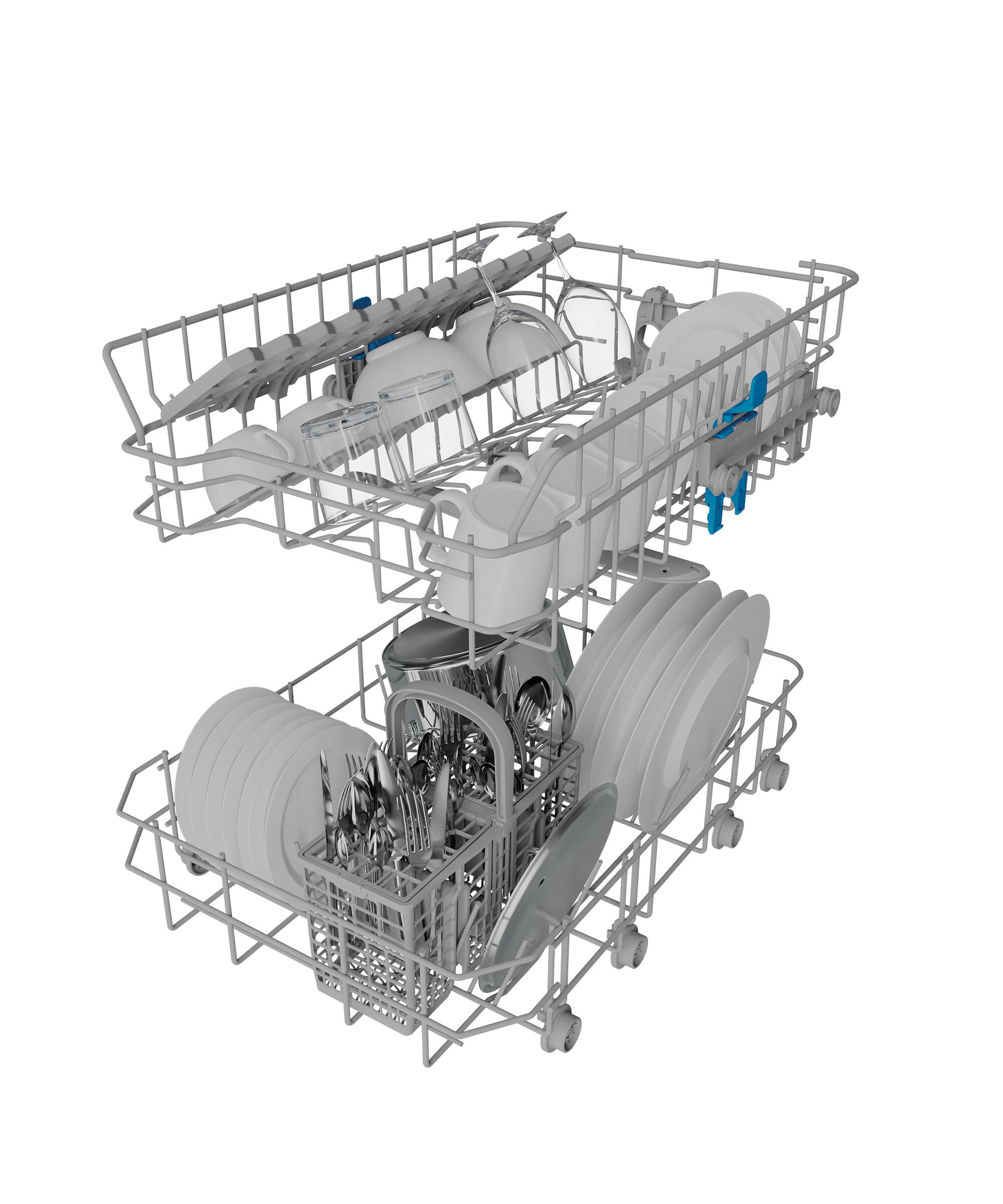 Lavavajillas integrable INDESIT DI9E 2B10 9 cubiertos 5 programas con inicio diferido blanco 45cm clase F - 15
