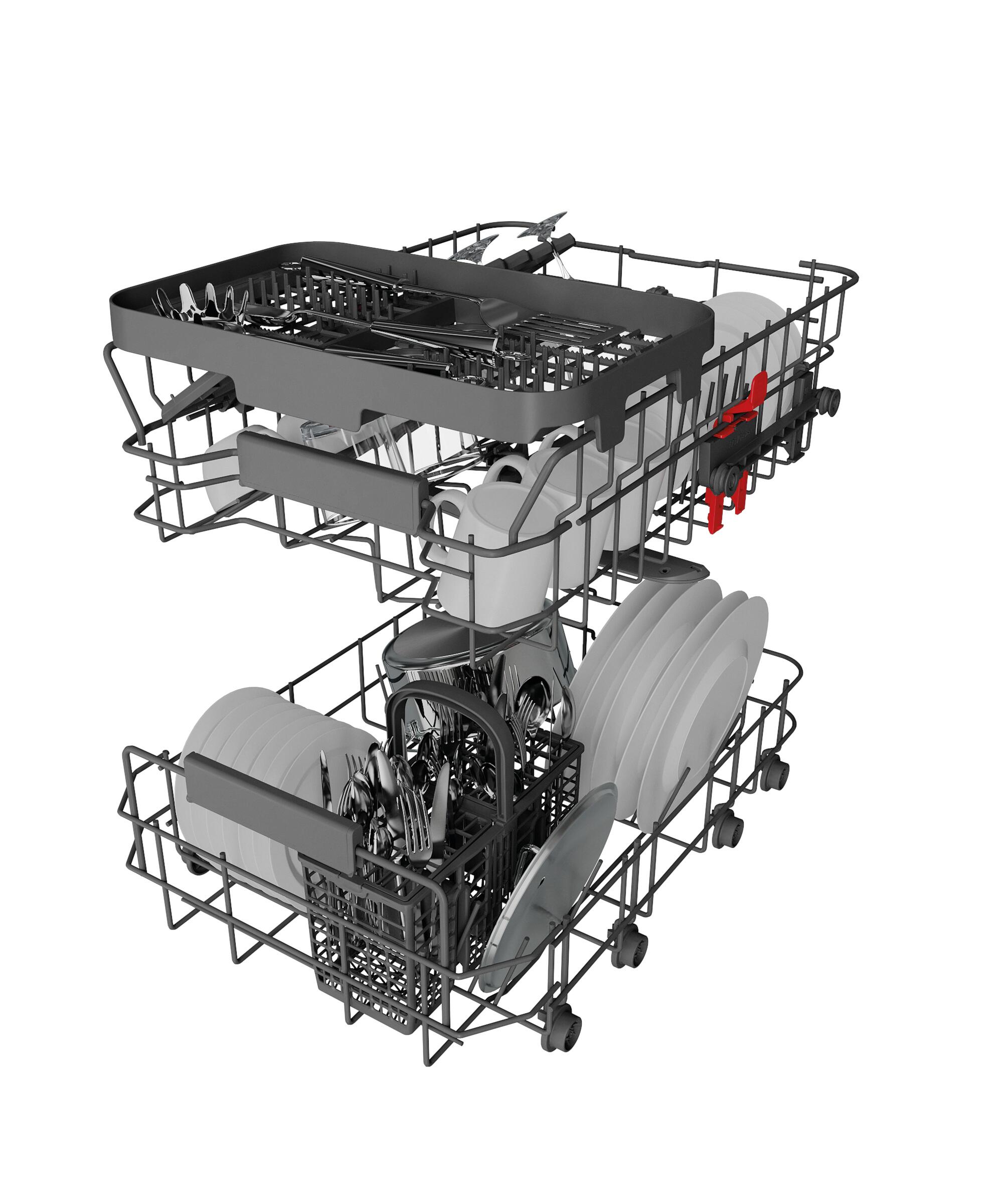 Lavavajillas integrable WHIRLPOOL WSIC 3M27 C 10 cubiertos 6 programas con inicio diferido blanco 45cm clase E - 9
