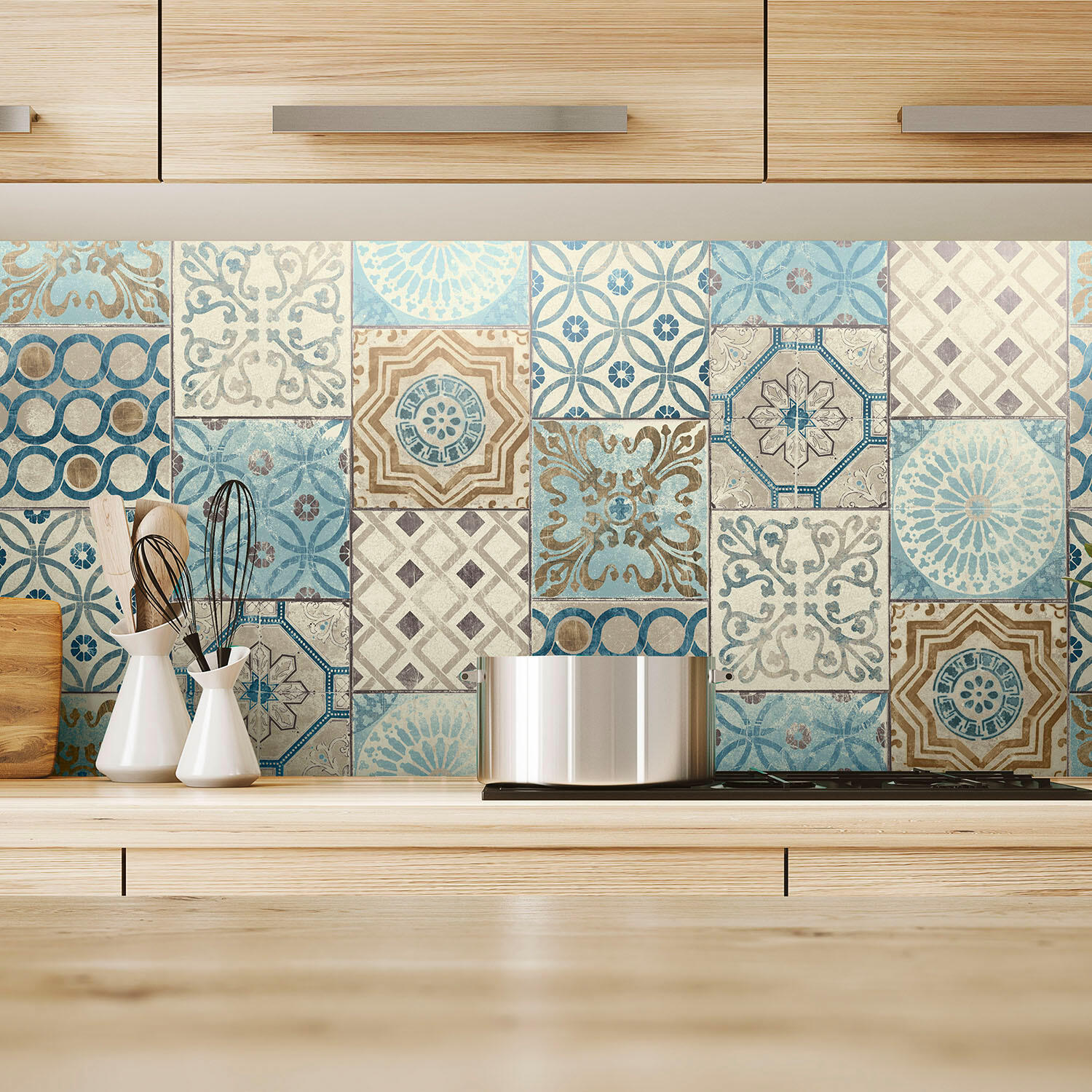 Auto-adhésif Décoratif Carreau | Art De Tuiles Mural - Sticker