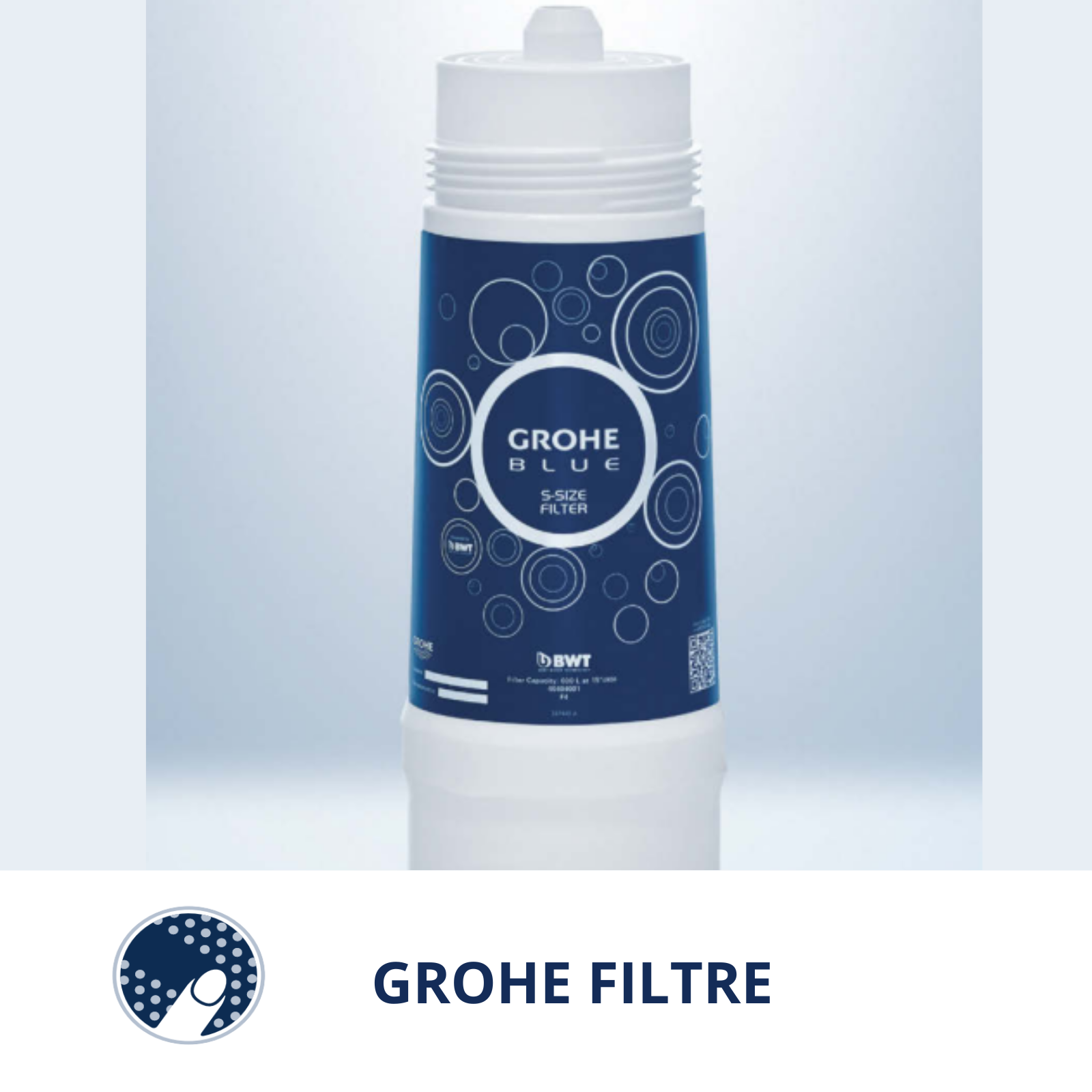 Grifo de cocina monomando con caño horizontal grohe start clova negro