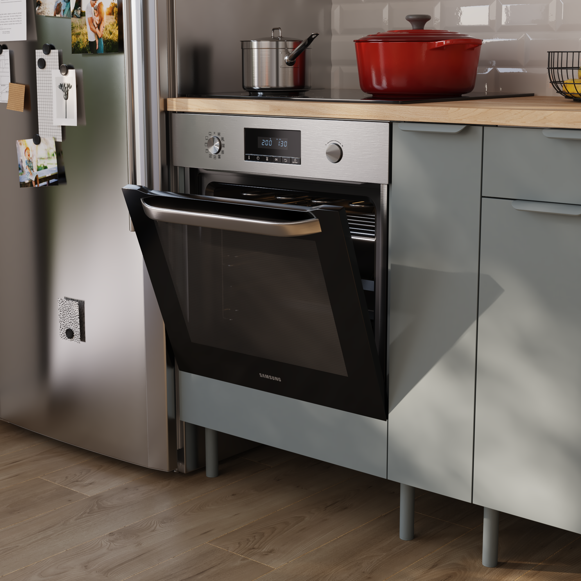 Base Eleki BO60 grigio celadon - 3
