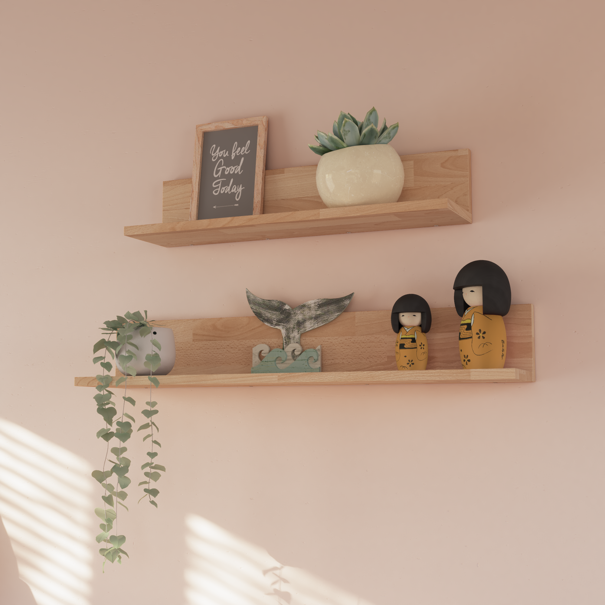 Mensola a muro Eleki Shelf a l in truciolare L 60 x P 14.5 cm - 9