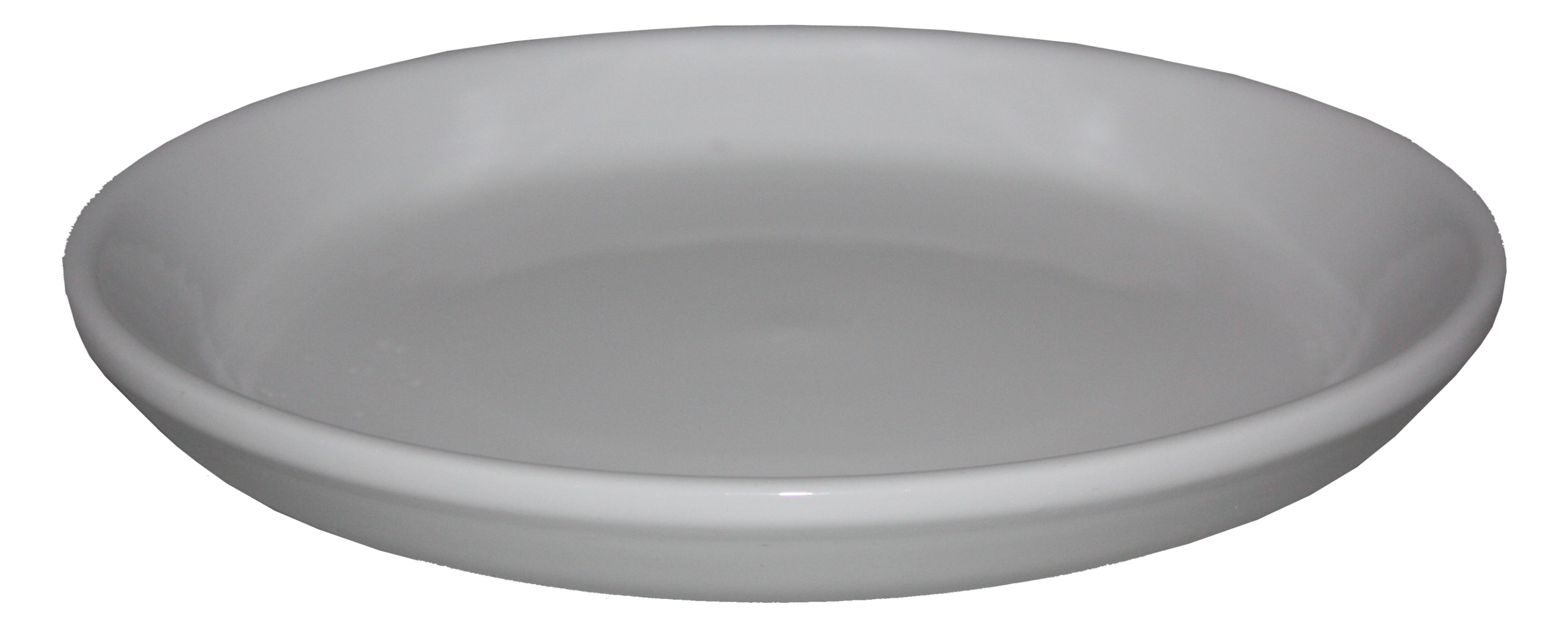 Podstawka ceramiczna Baryłka śr.14cm biała eko