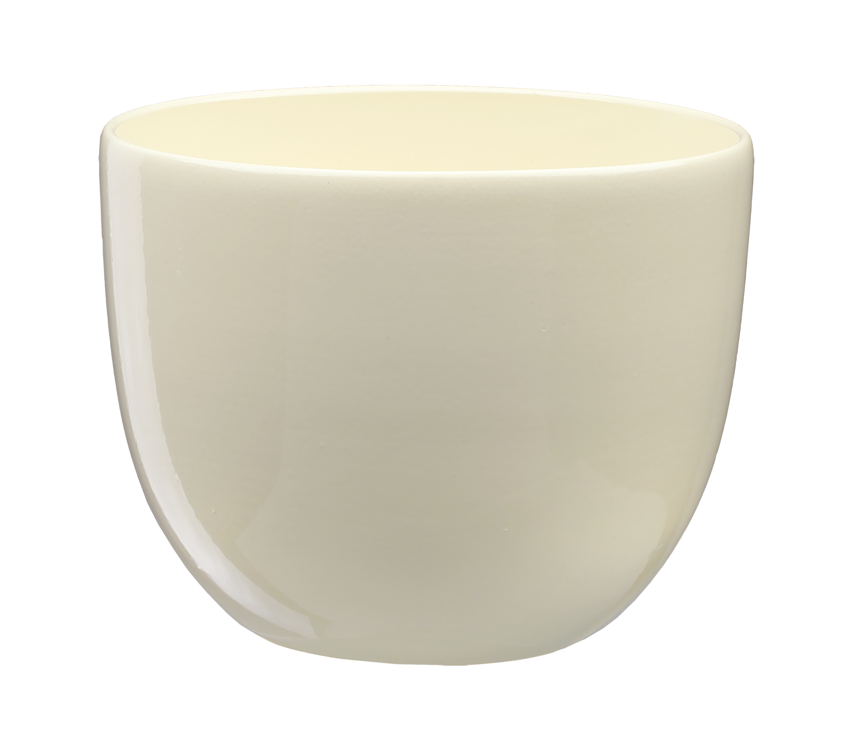 Doniczka ceramiczna Baryłka śr.13 cm ecru eko