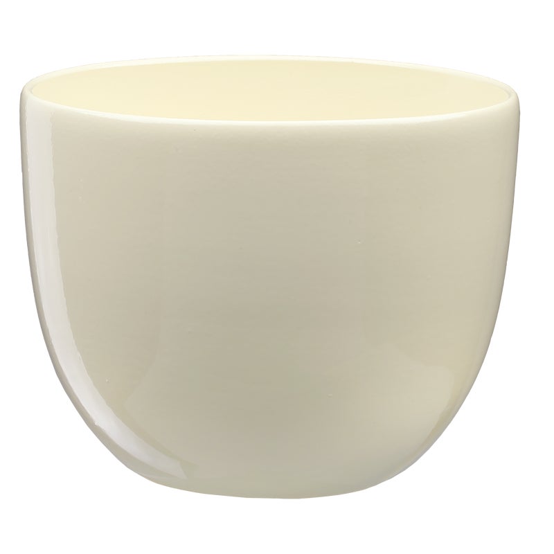 Doniczka ceramiczna Baryłka śr.16 cm ecru eko