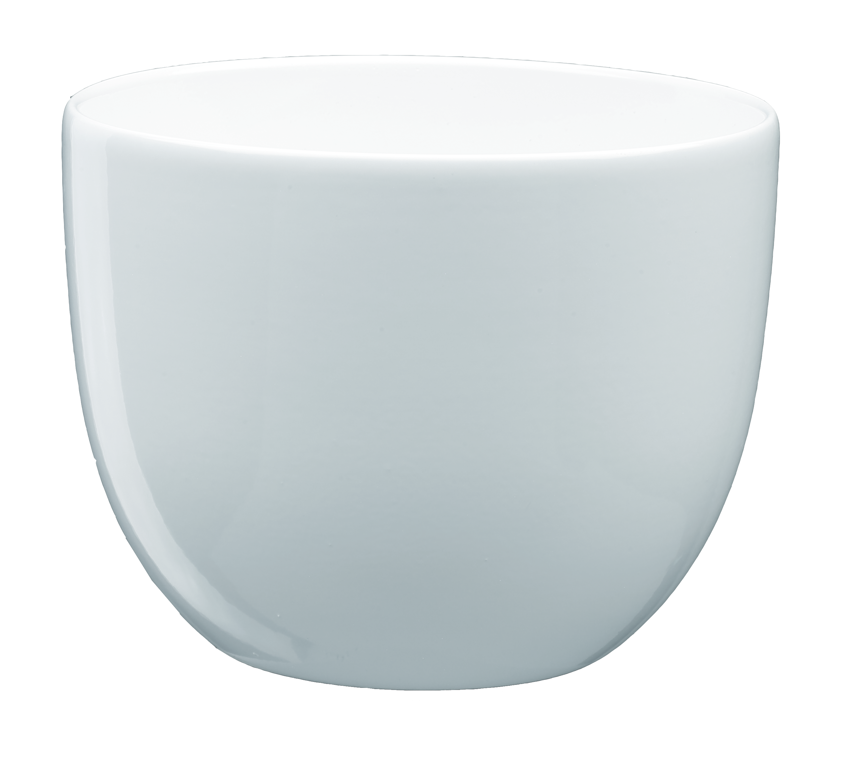 Doniczka ceramiczna Baryłka śr.22 cm biała eko