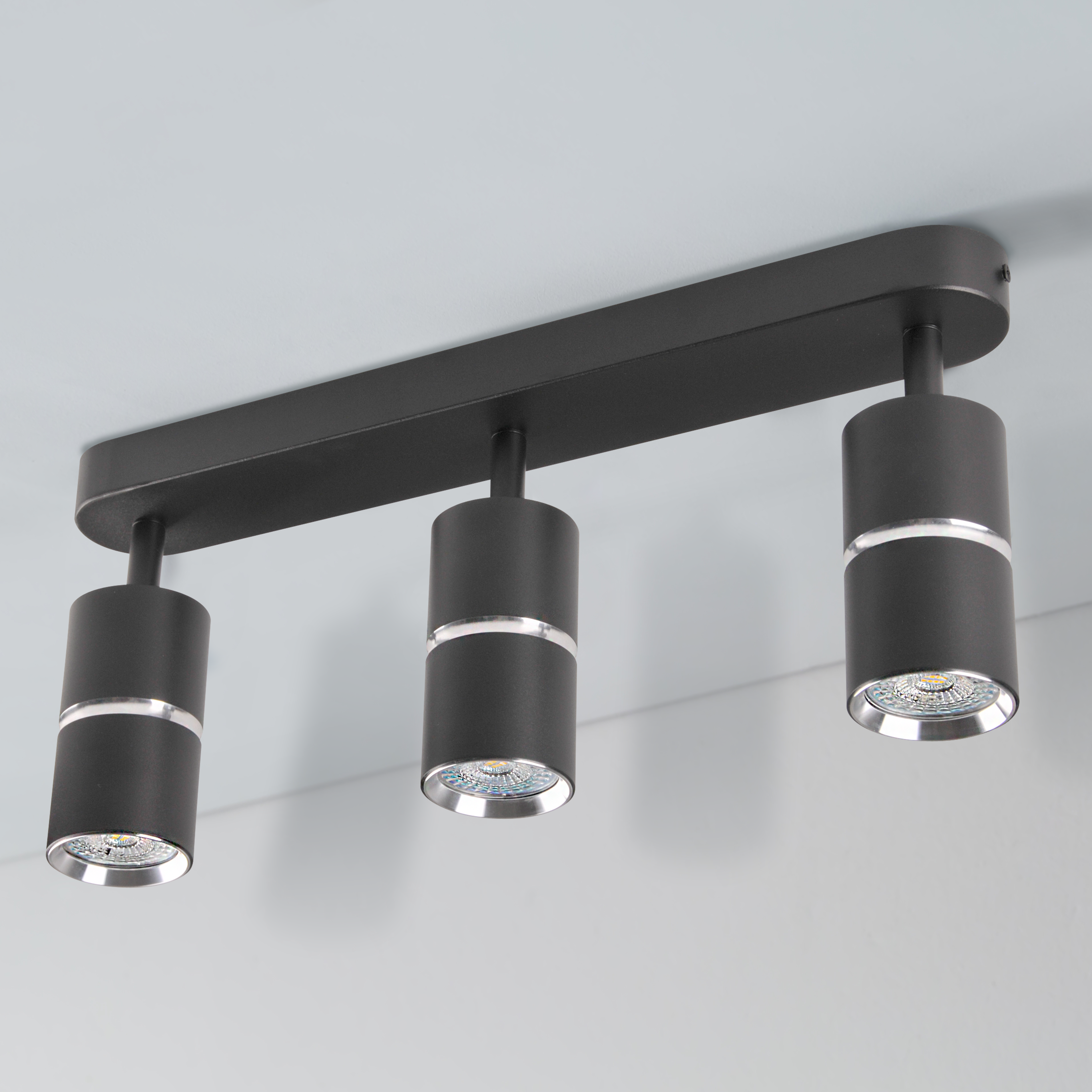 Listwa reflektorowa Bamboo czarna 3 x GU10 Goldlux - 2