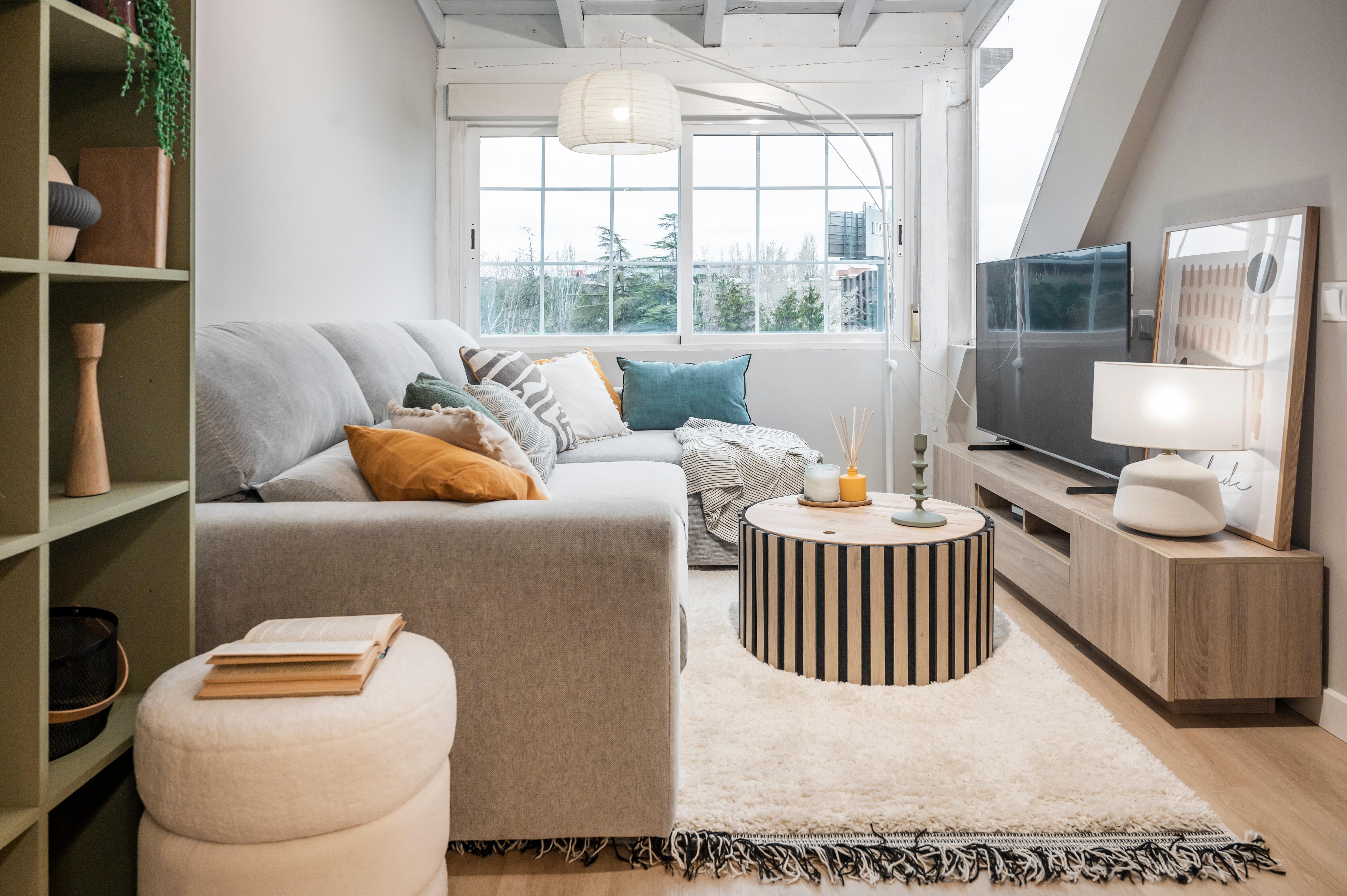 Almofada decorativa INSPIRE NEILIO 45X45CM NATURAL - 10