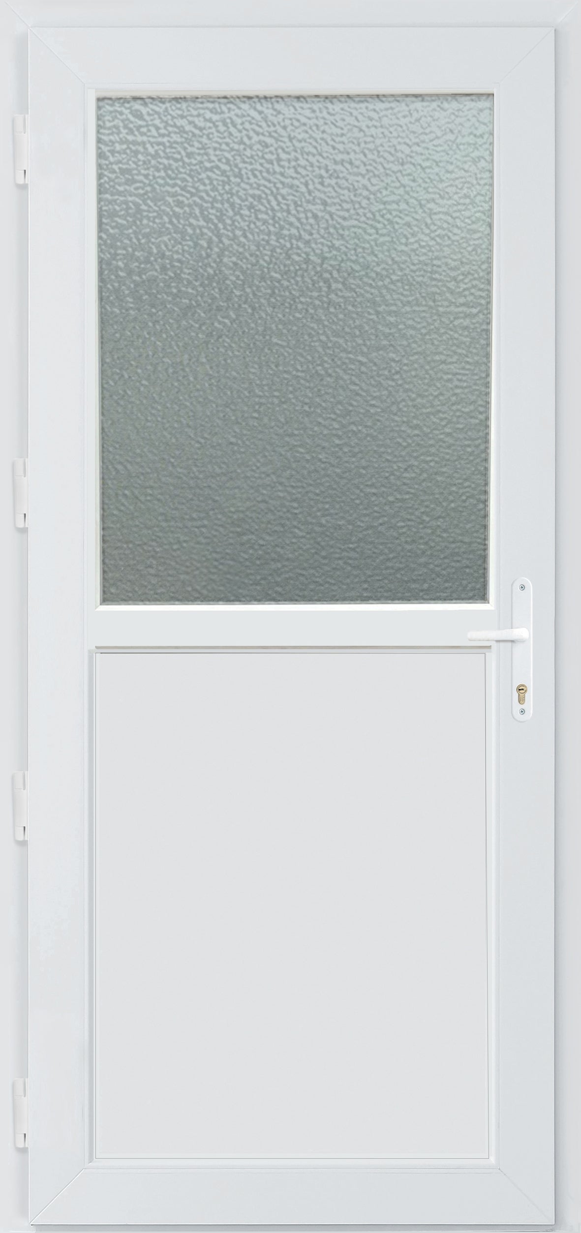 Porta de entrada pvc Drava 80X200 branca direita - 2