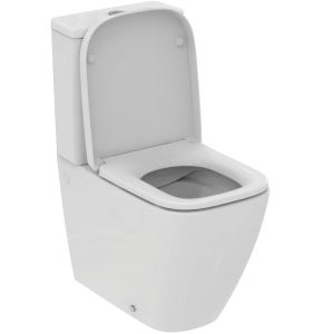 WC Monoblocco Filomuro Tygo Senza Brida - Design Moderno, Ceramica Antibatterica, Con Soft-close - Foto 3
