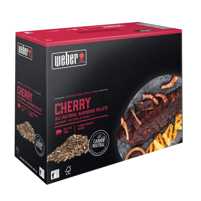 Pellet drzewny wiśniowy 8 kg Weber