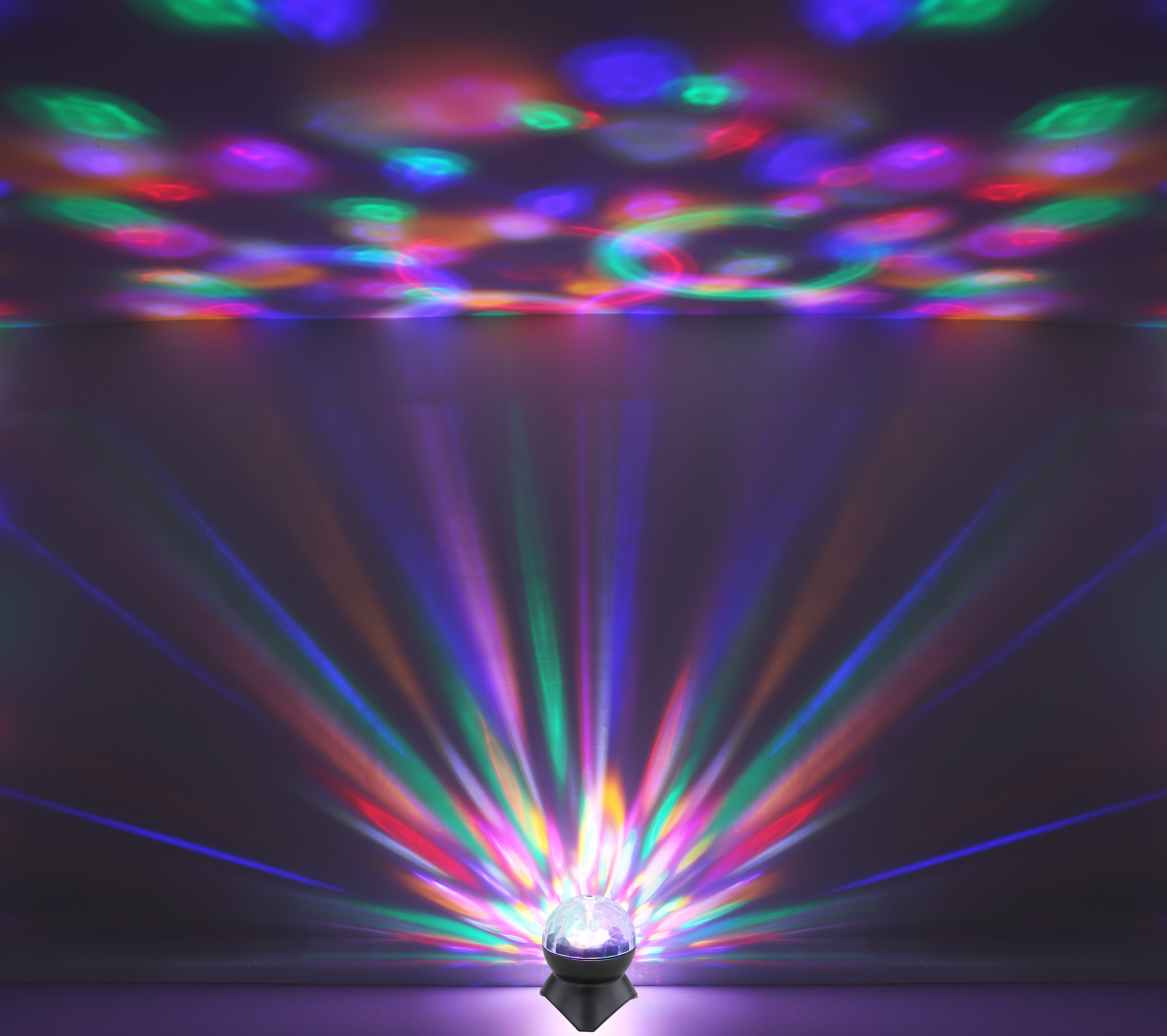 Projetor led Veli usb com comando rgb 1 luz preto - 3