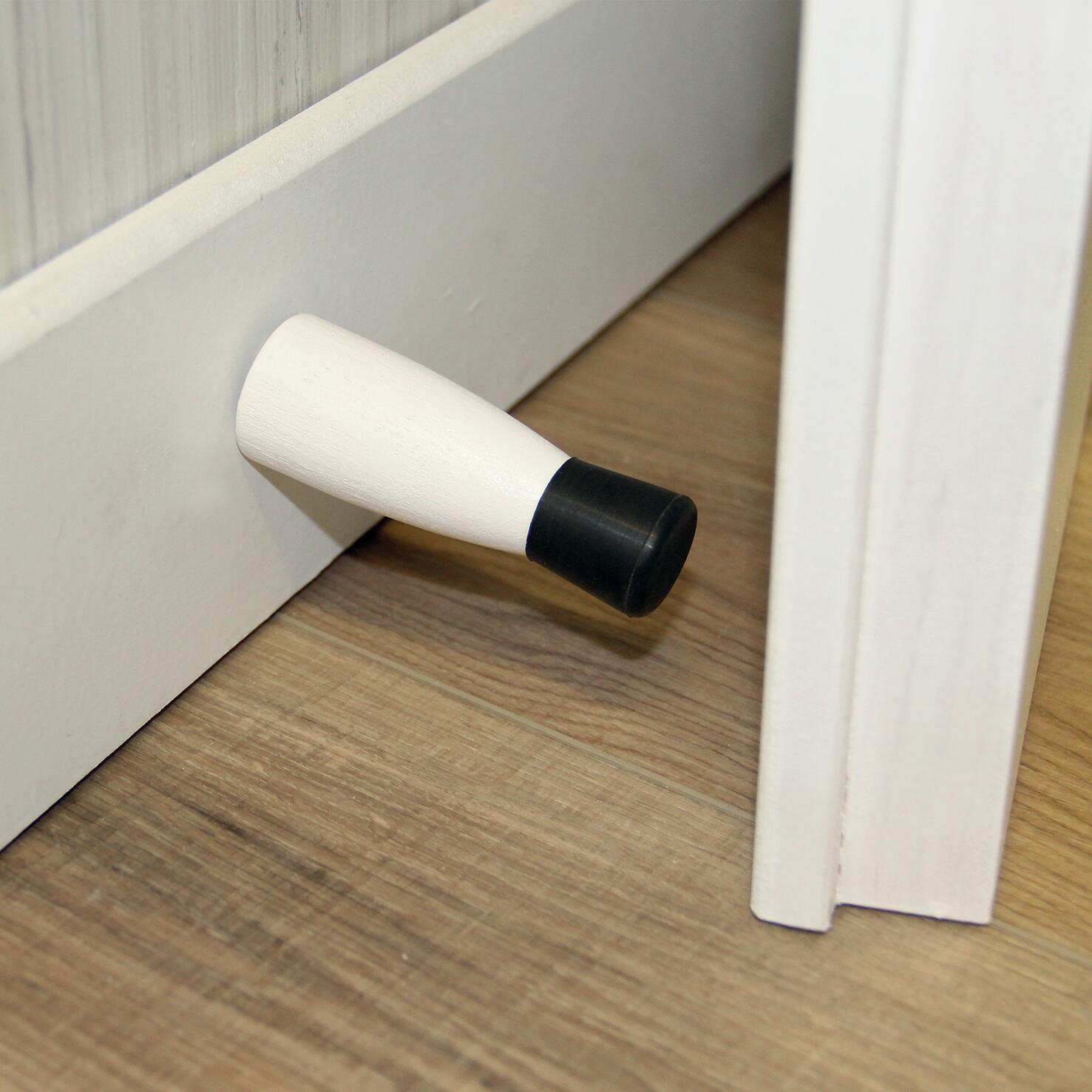 Butée de porte magnétique LINEA BERTOMANI blanc, ⌀3 x L.8.5 x H.3 cm - 2