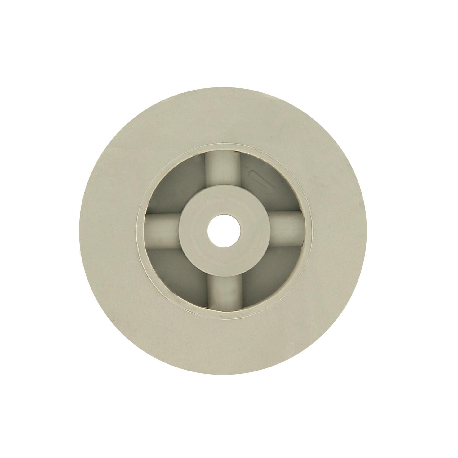 Butée de porte à visser caoutchouc vulcanisé LINEA BERTOMANI beige, ⌀4 x H.2.5 c - 4