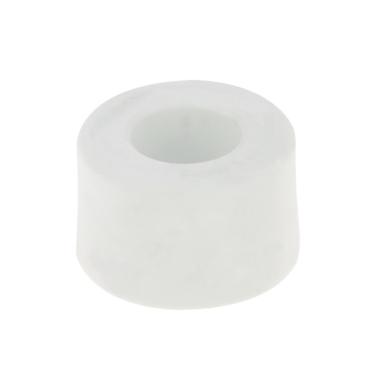 Butée de porte à visser caoutchouc vulcanisé LINEA BERTOMANI blanc, ⌀4 x H.2.5 c - 3
