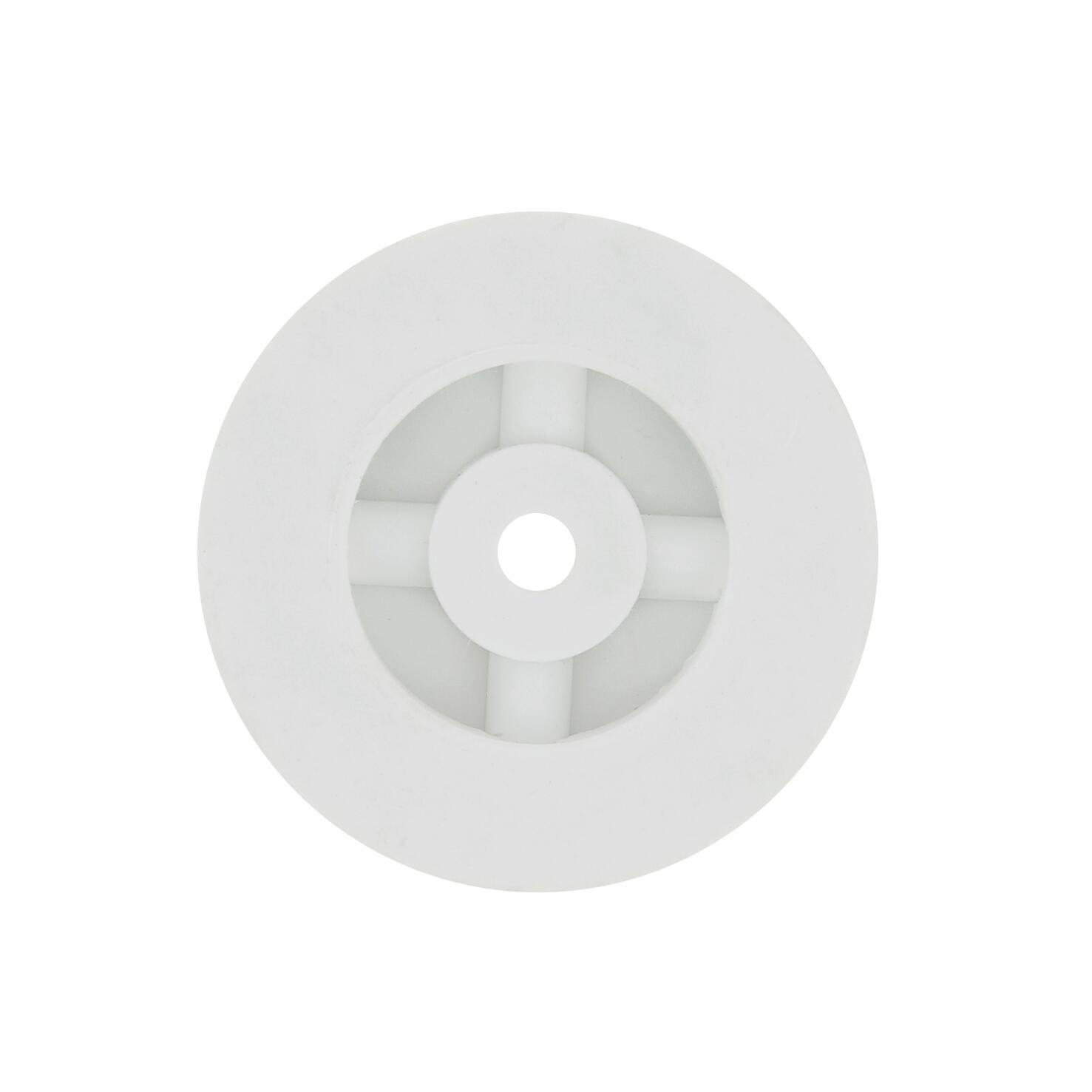 Butée de porte à visser caoutchouc vulcanisé LINEA BERTOMANI blanc, ⌀4 x H.2.5 c - 4