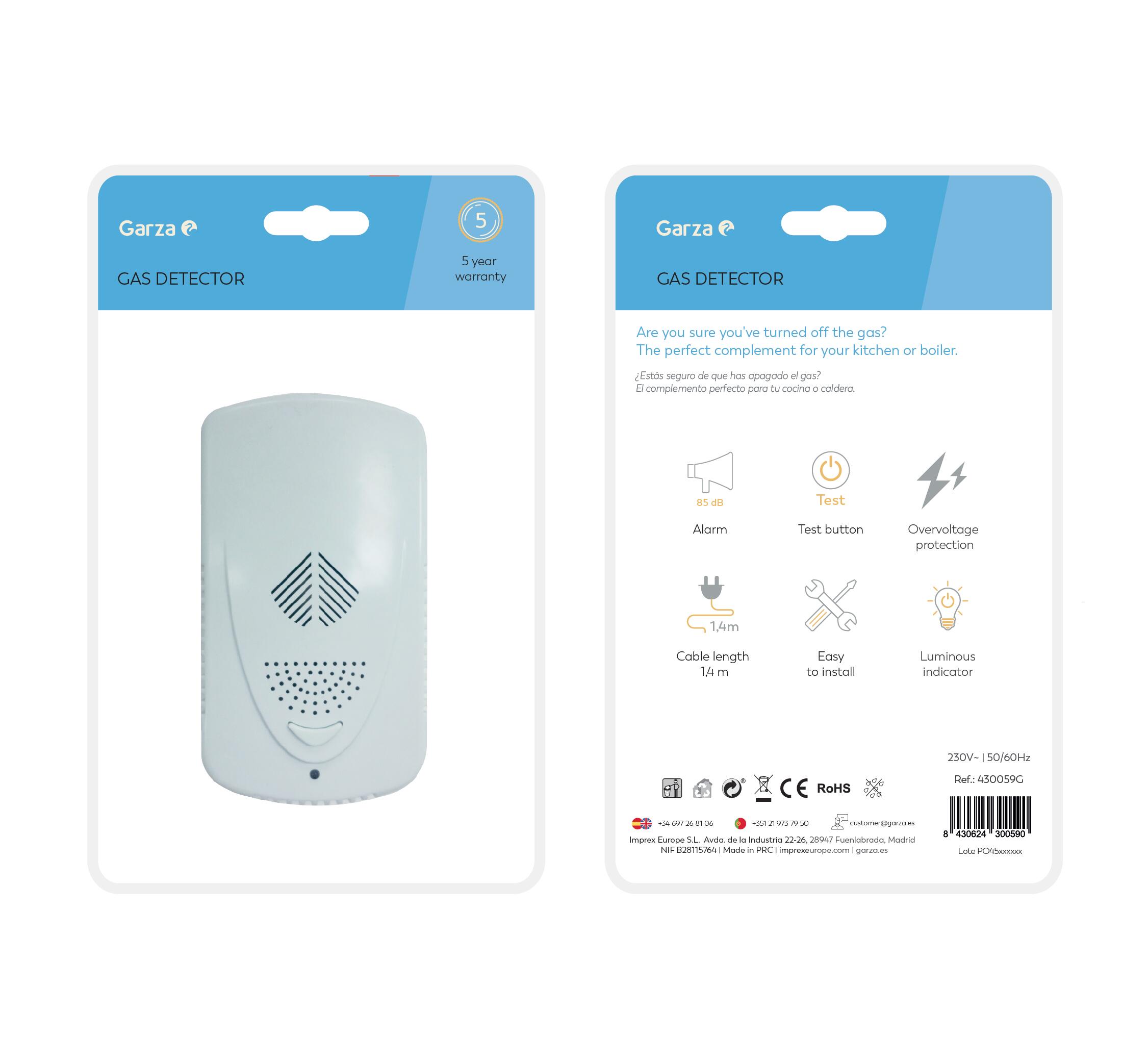 Detector de gas GARZA - 5