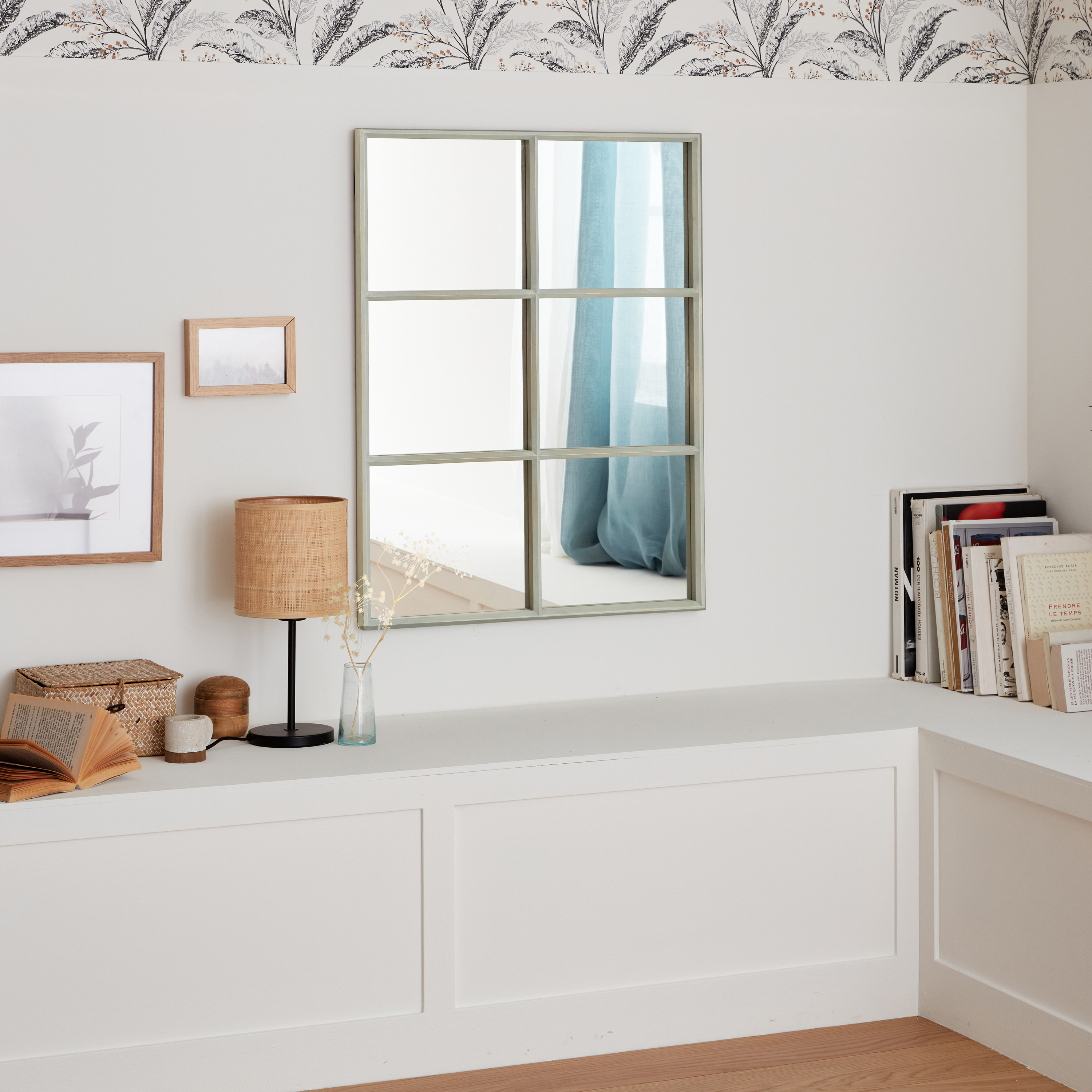 Espelho Victoire 60x80cm bege Inspire - 13