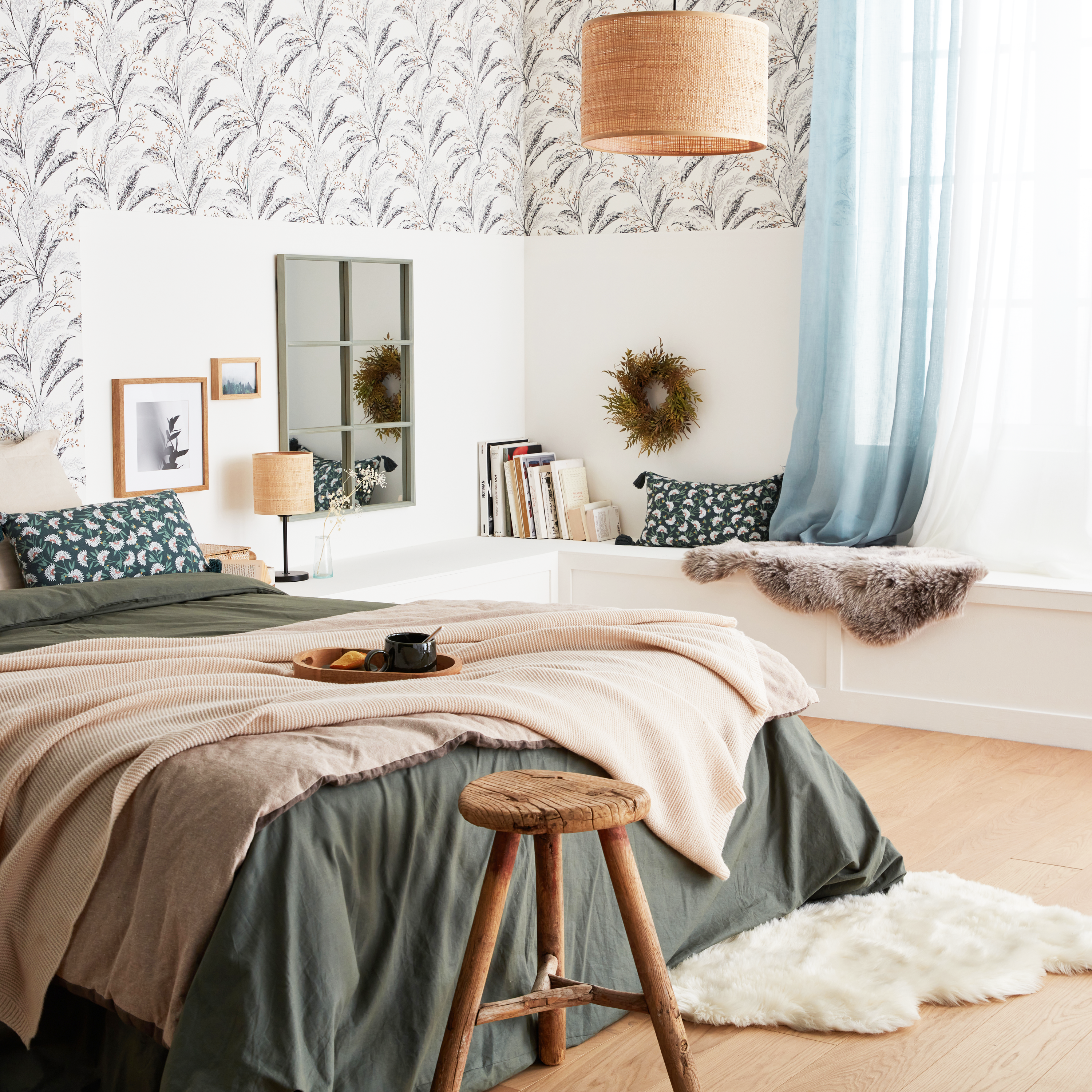 Espelho Victoire 60x80cm bege Inspire - 12