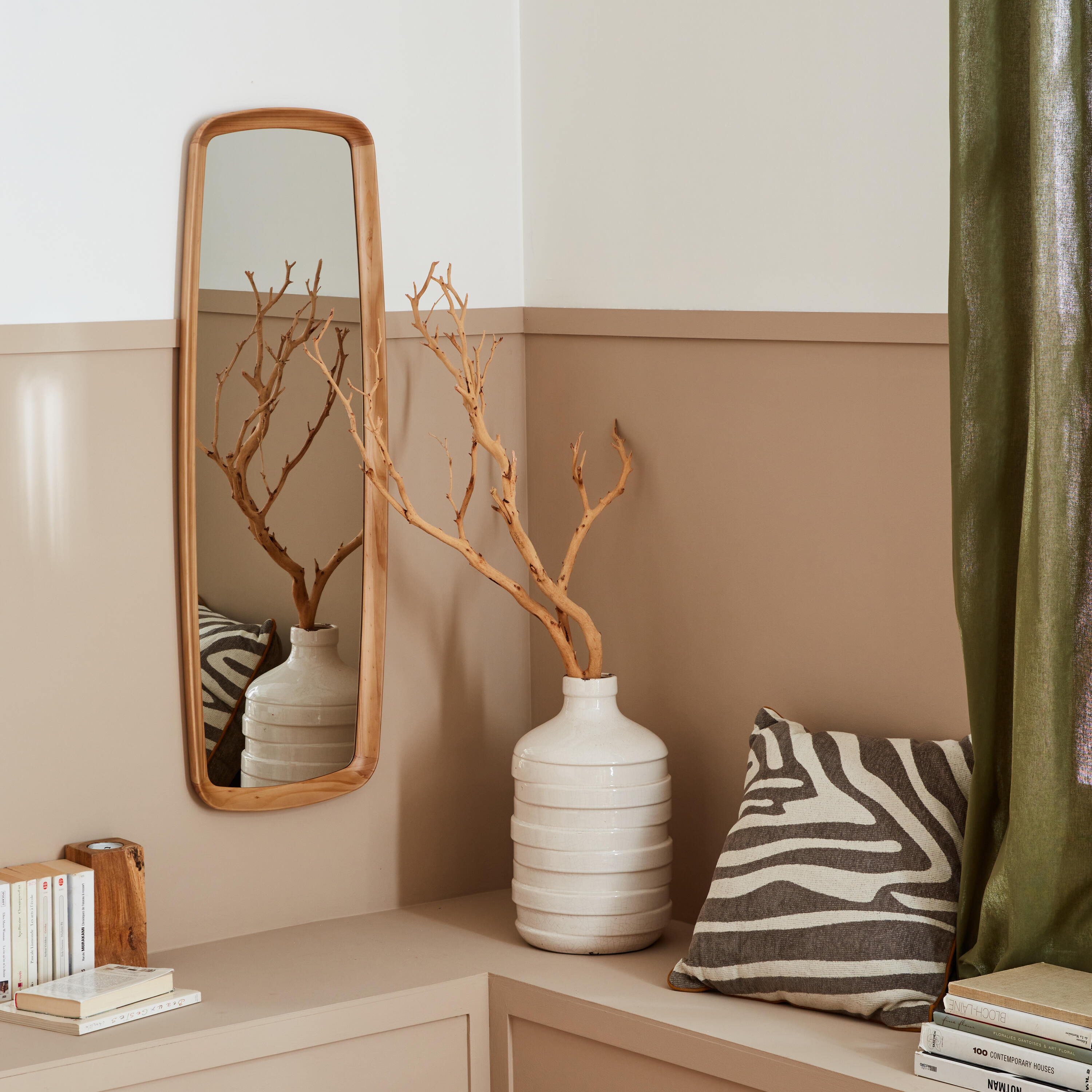 Lustro Scandi oak 43 x 119 cm dąb Inspire - 10