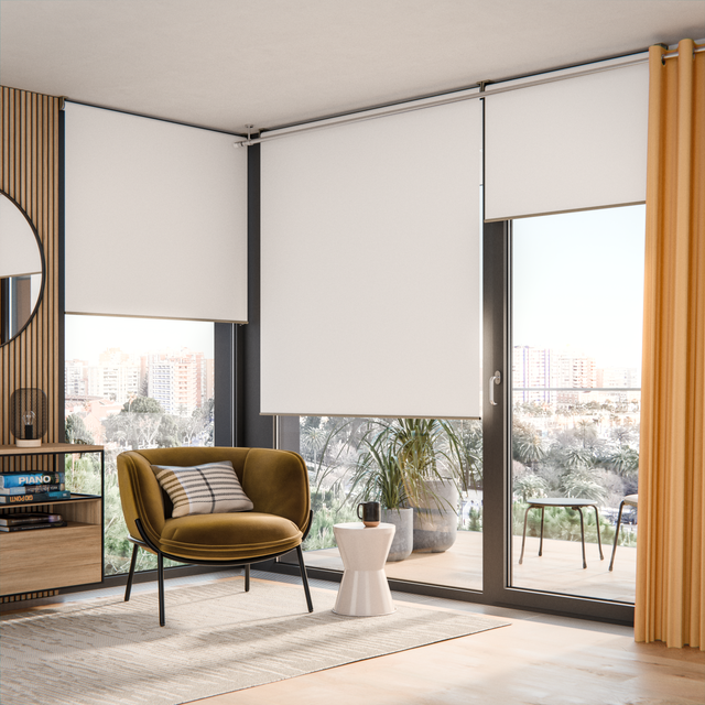 Estore de rolo blackout Bossa Inspire 120 x 250cm branco