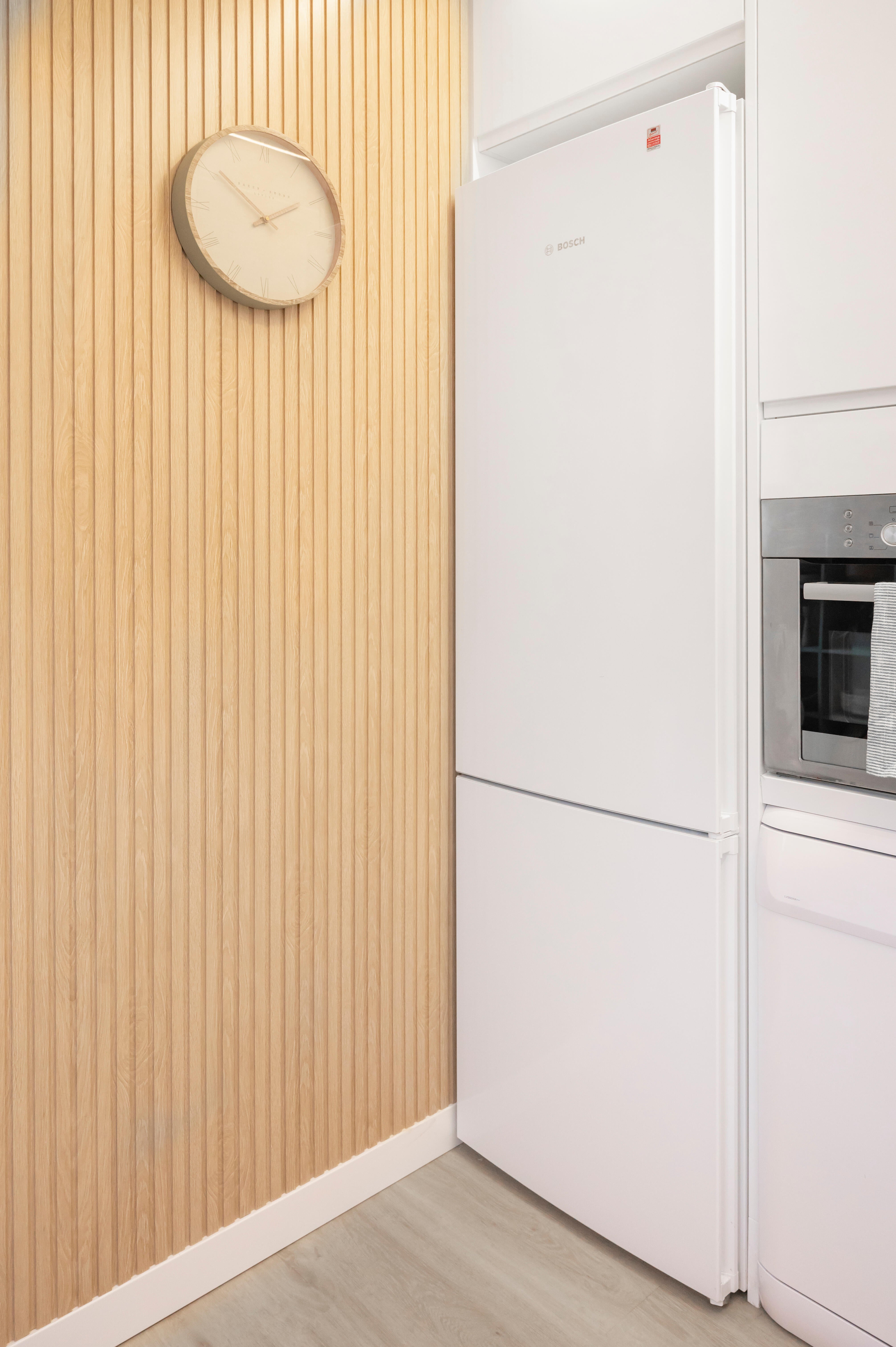 Revestimiento de pared palillería efecto 3D MDF Novo roble de 260x16,7cm - 8