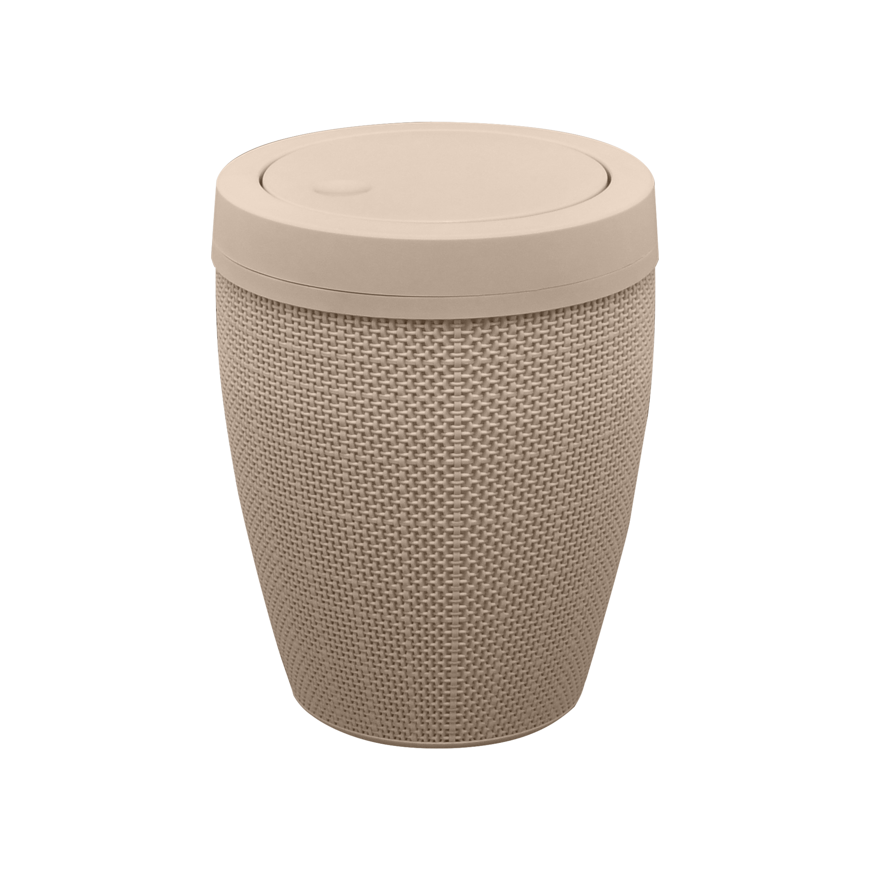 Papelera baño linen beige 6l