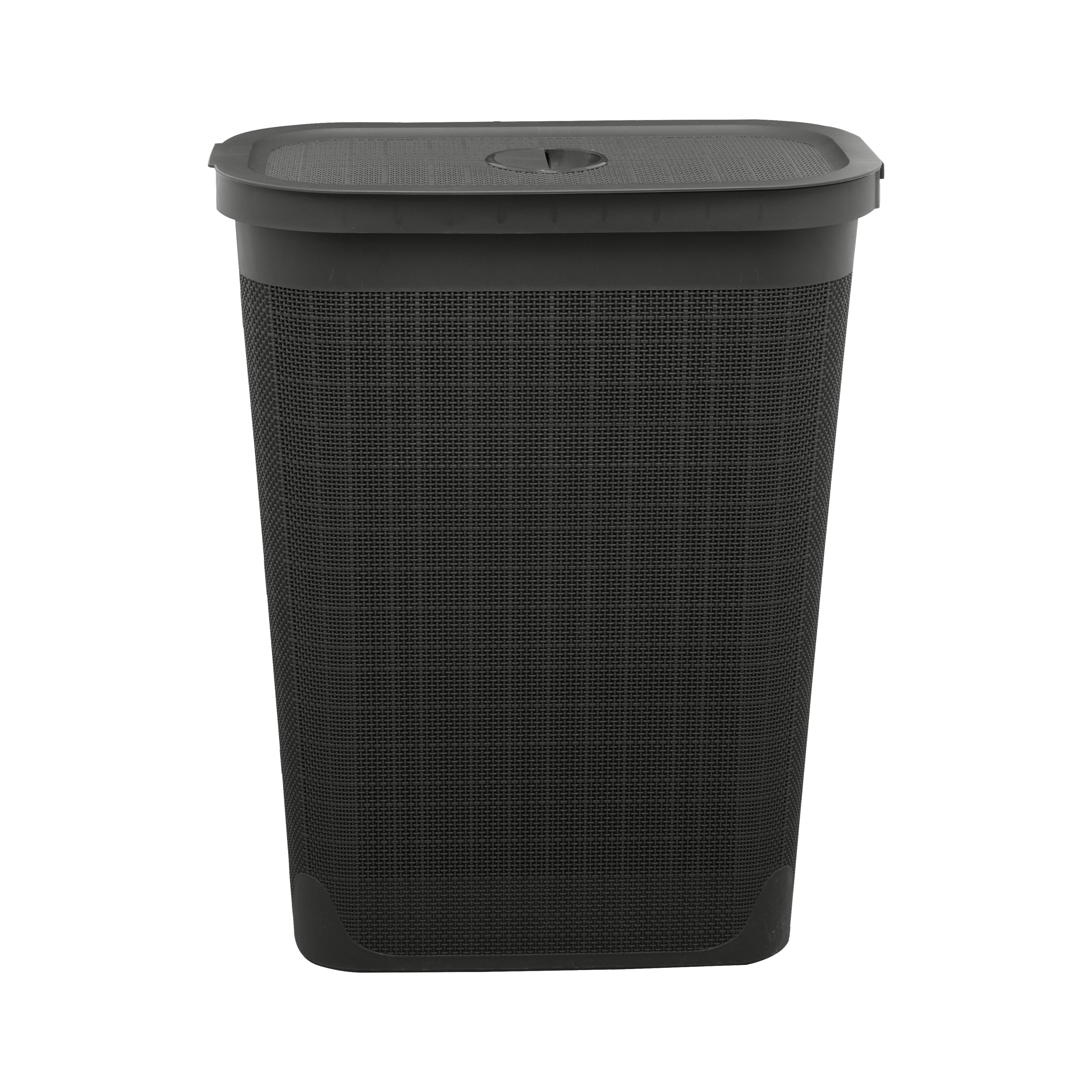 Cesto roupa 40 lt slim preto Sensea Linen - 3