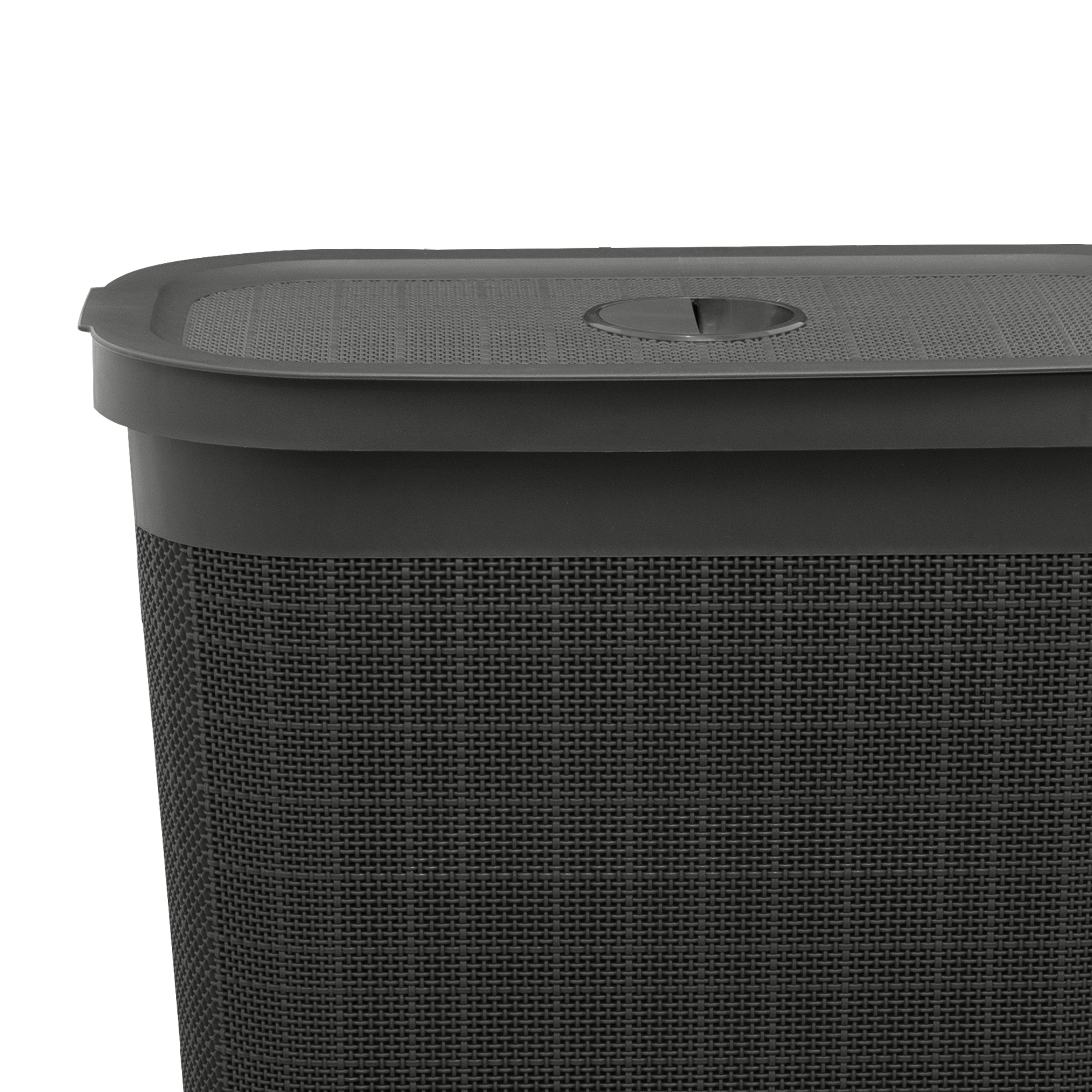 Cesto roupa 60 lt preto Sensea Linen - 4