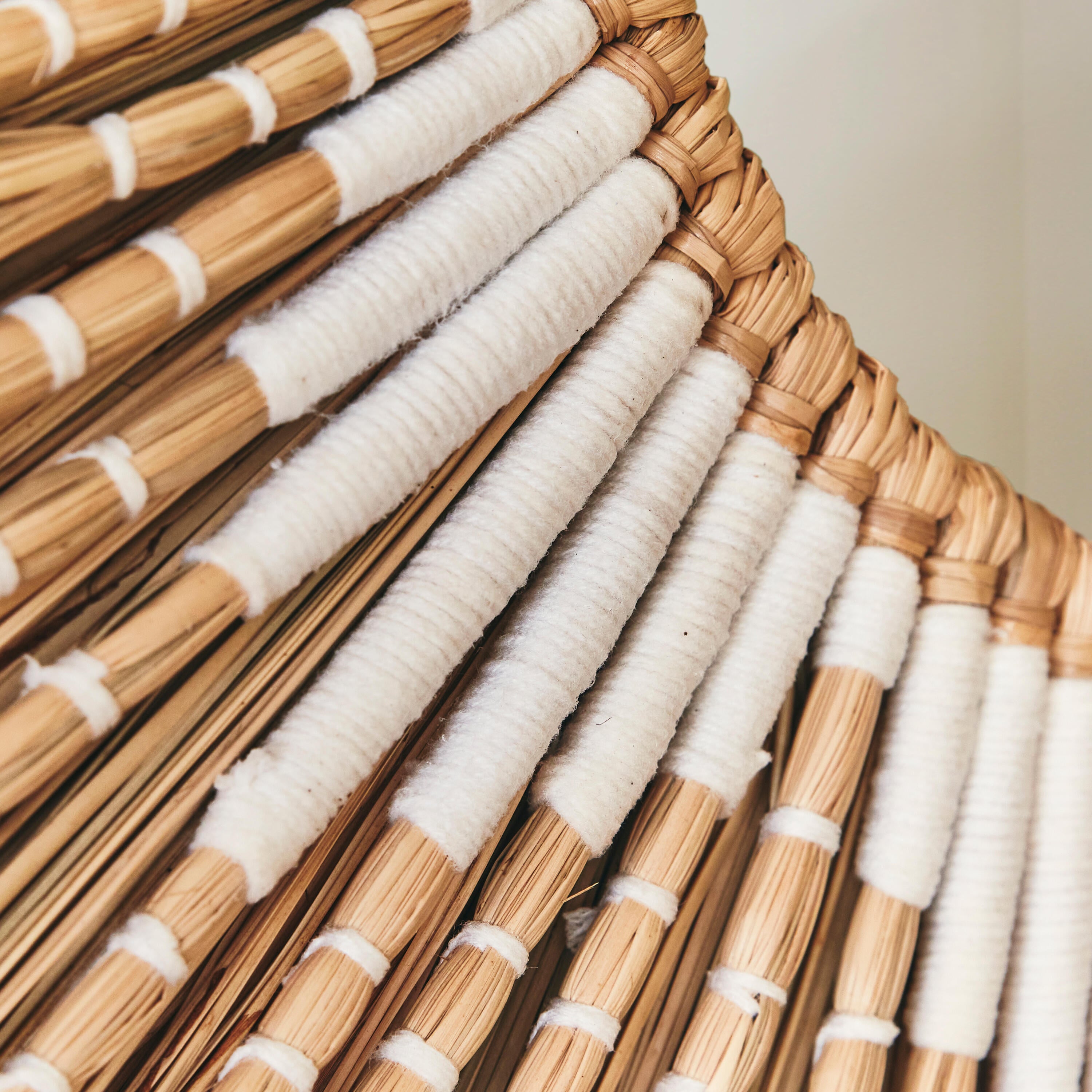 Miroir rond rotin naturel Soleia INSPIRE diam.70 cm - 10