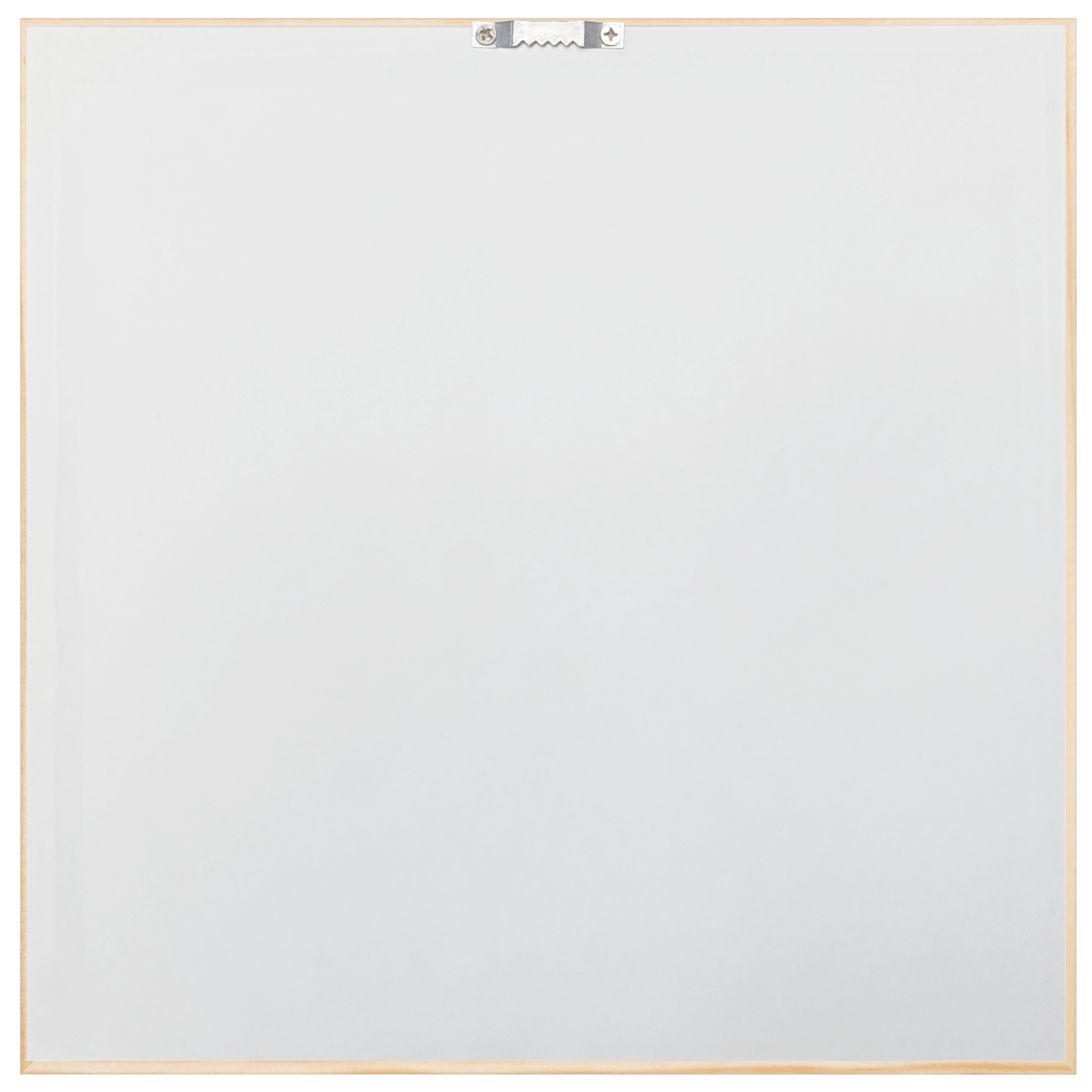 Miroir carré bois beige Natural wood, l.30 x H.30 cm - 9