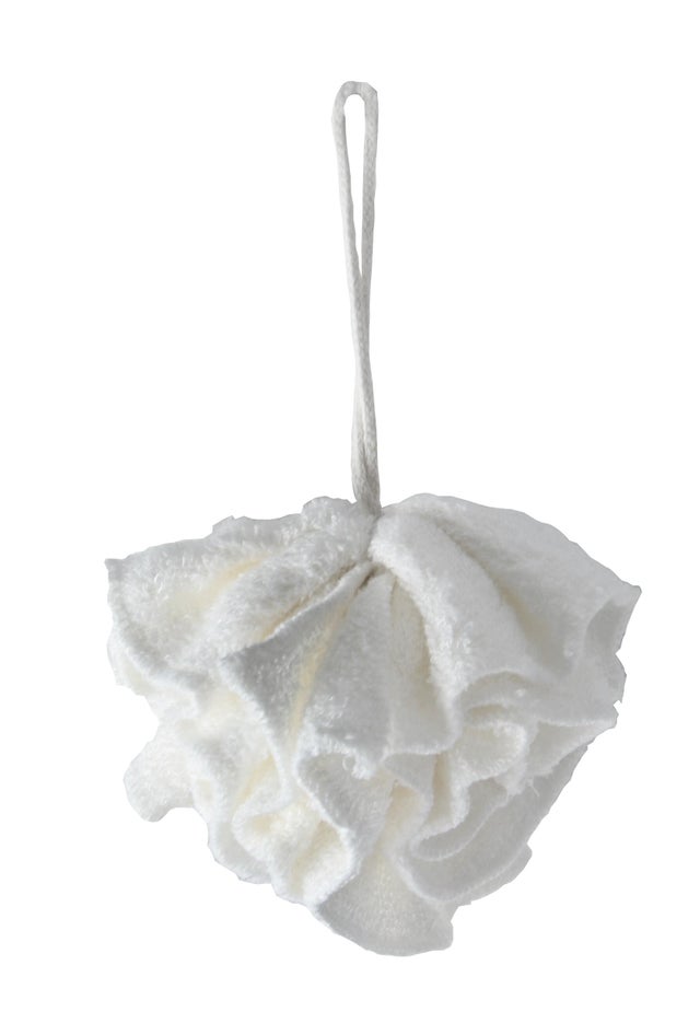 Fleur de douche coton blanc, Bambou