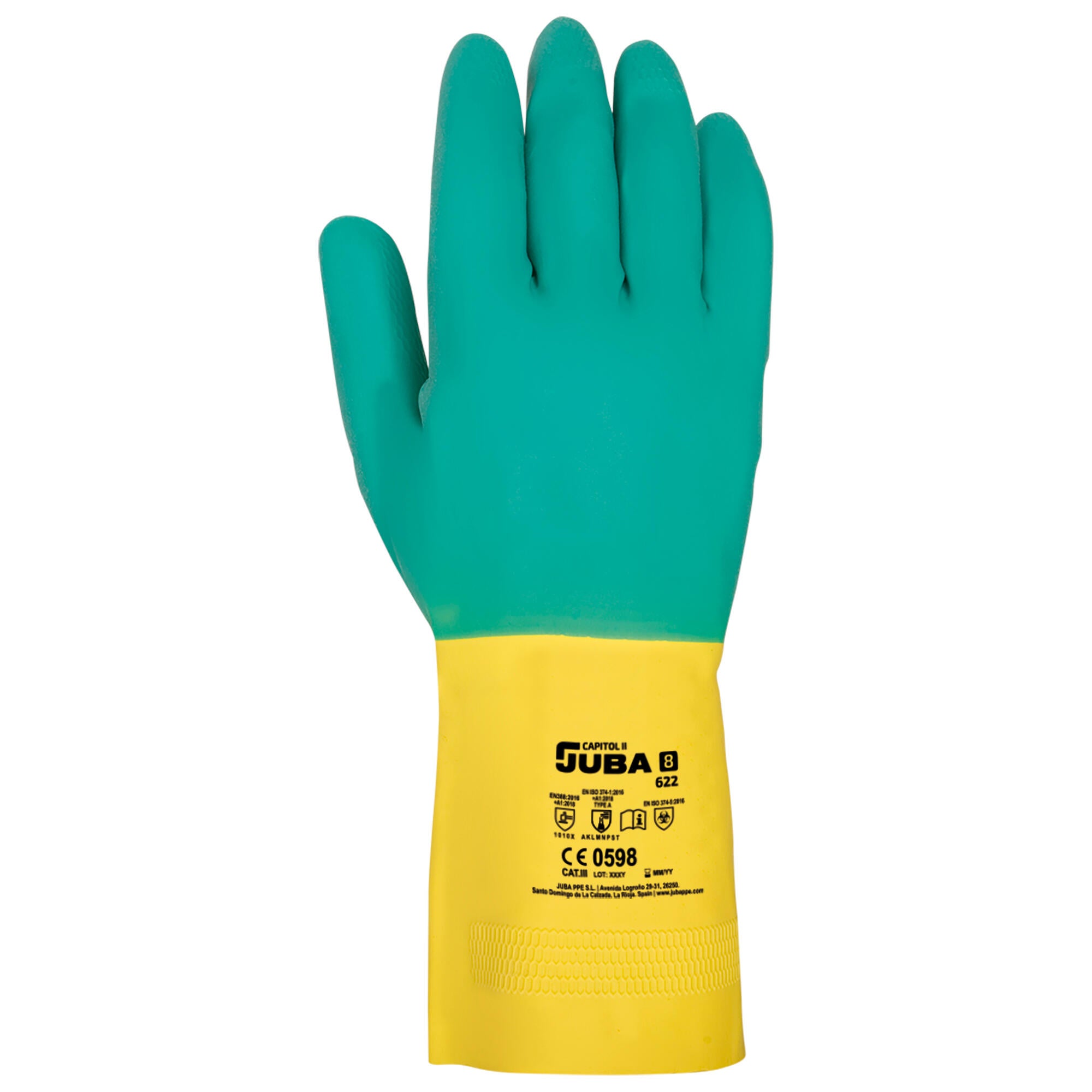 Guantes juba flocado 622 t7