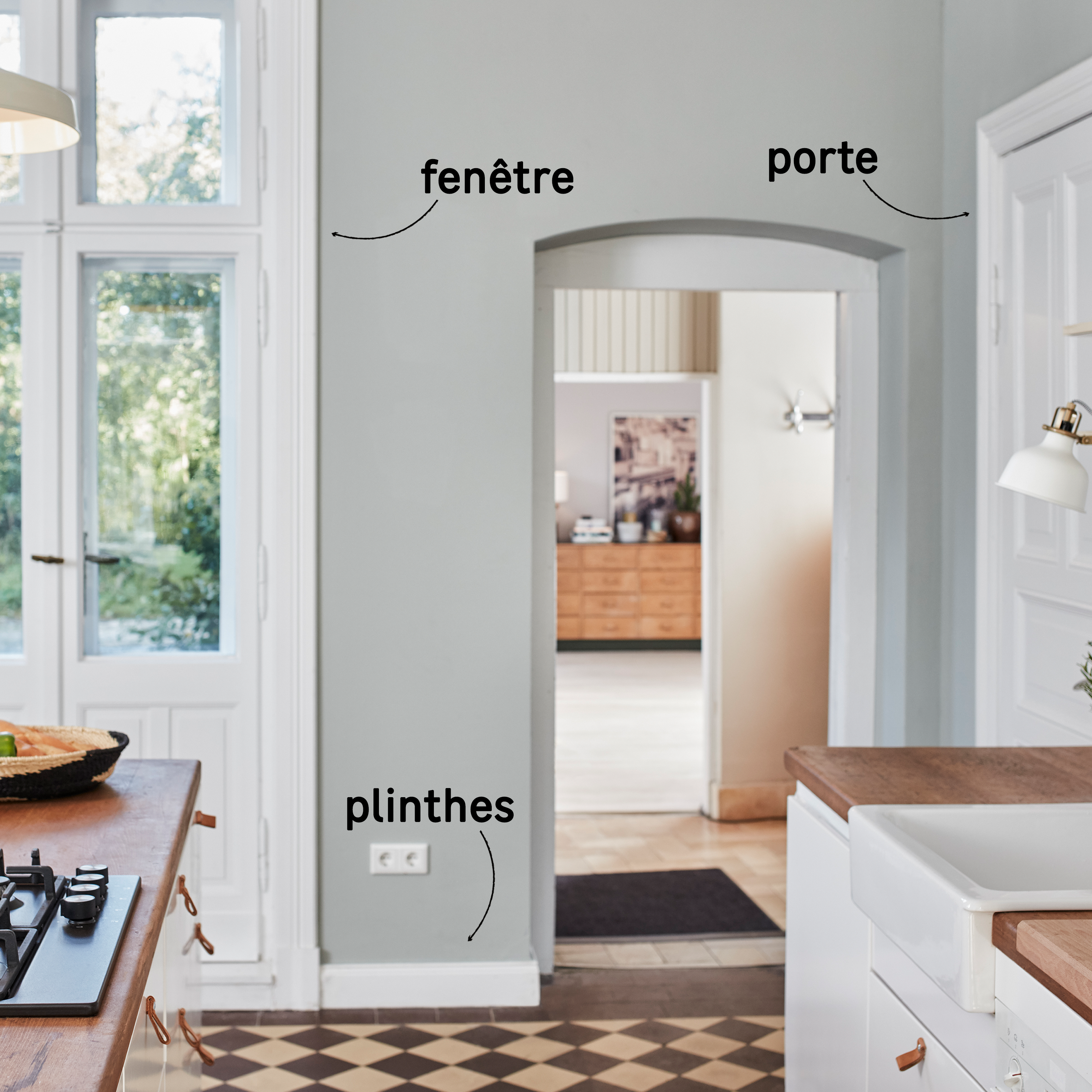 Drzwi z lakierem luxens i farbą do drewna - 1