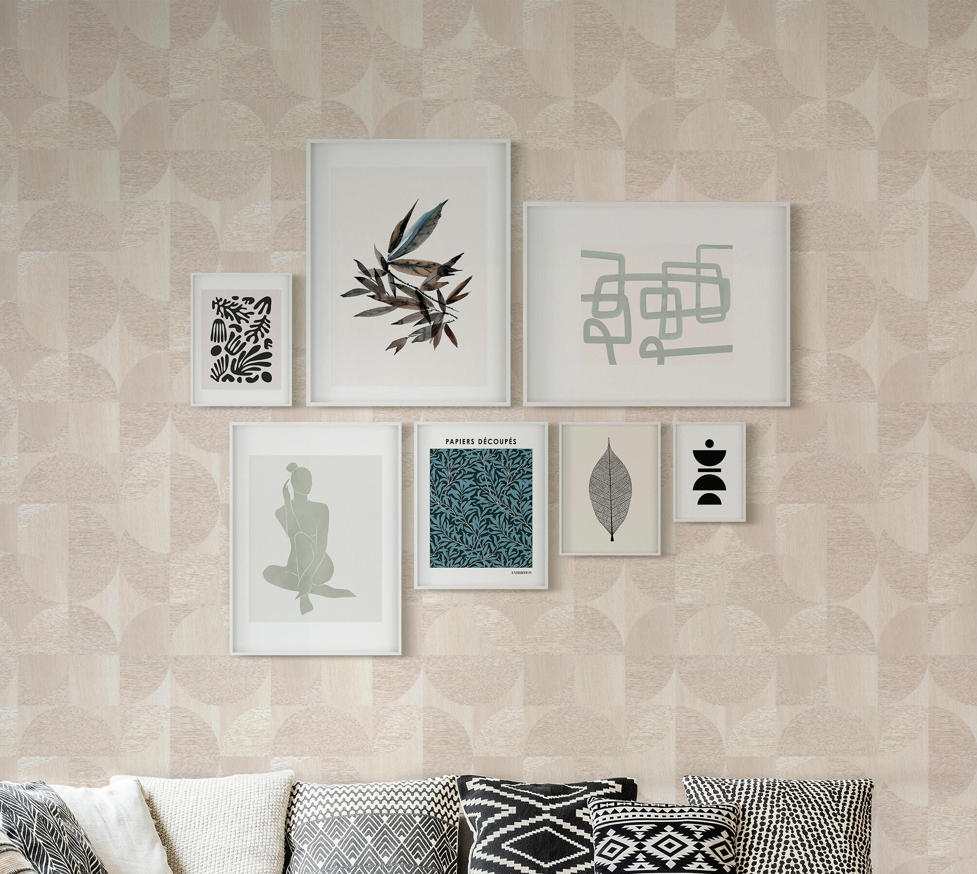 Moldura Lila 60 x 80 cm pvc branco Inspire - 11