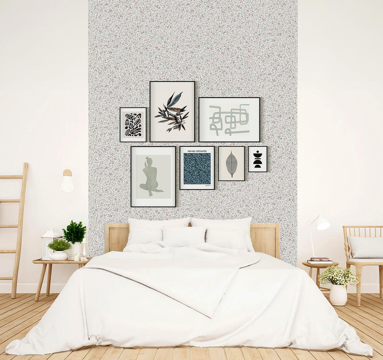 Moldura Lila 21 x 29.7 cm pvc preto Inspire - 3