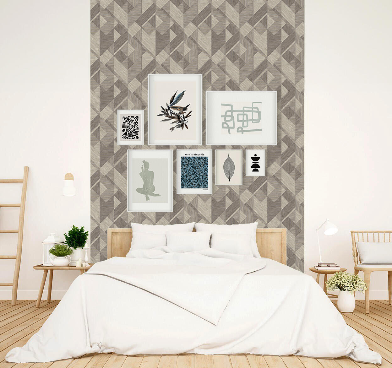 Moldura Lila 50 x 70 cm pvc branco Inspire - 3