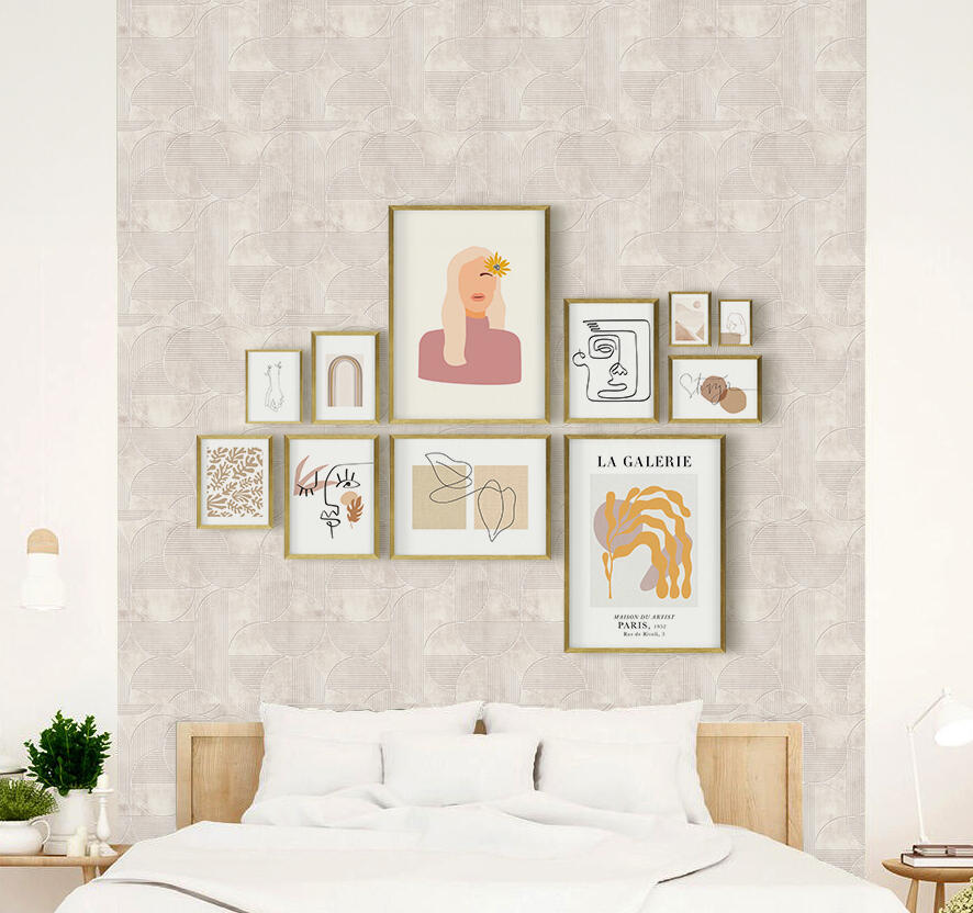 Moldura 21x29.7cm glam latão inspire - 9