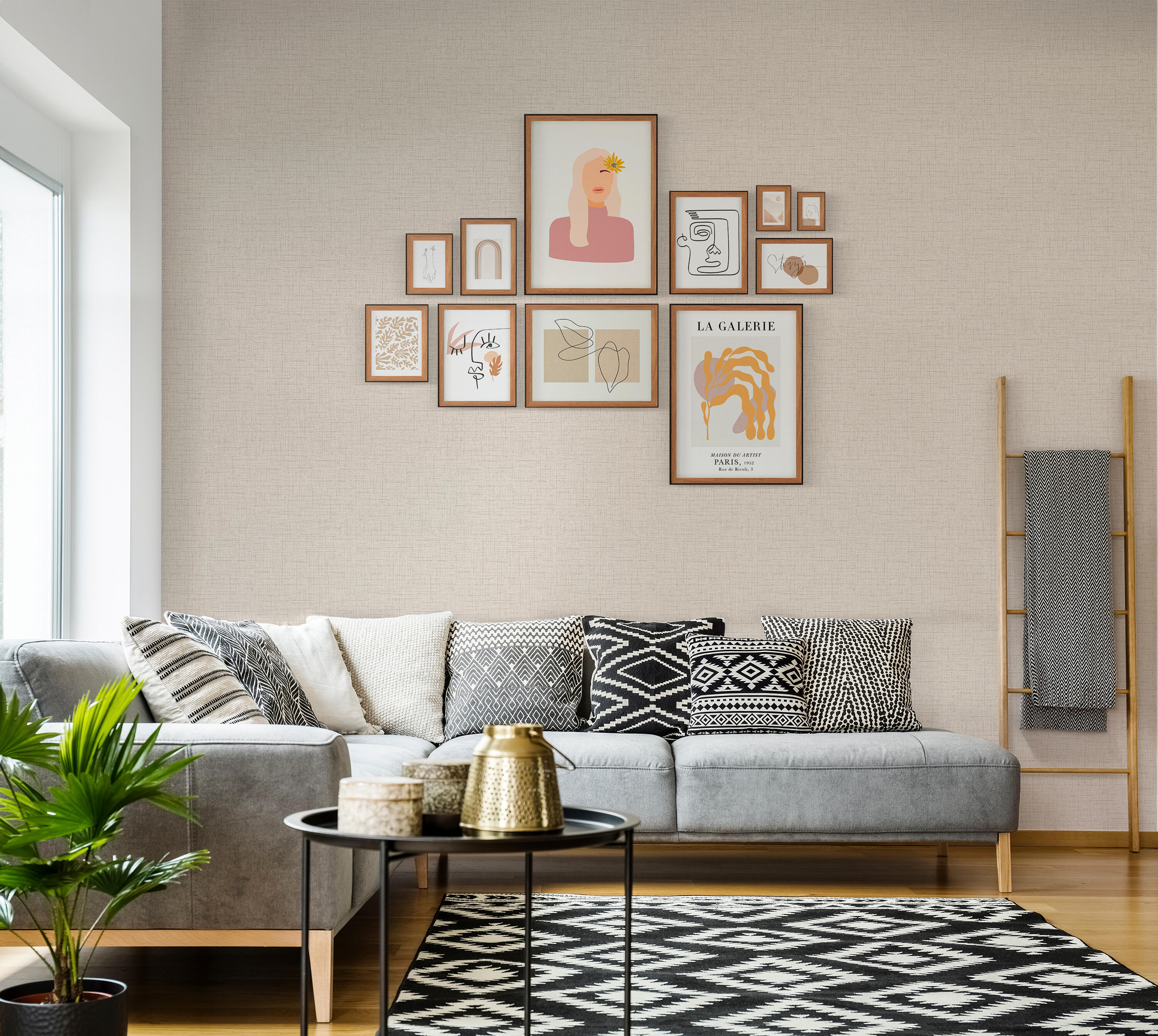 Moldura industriel walnut 18x24 cm Inspire - 12