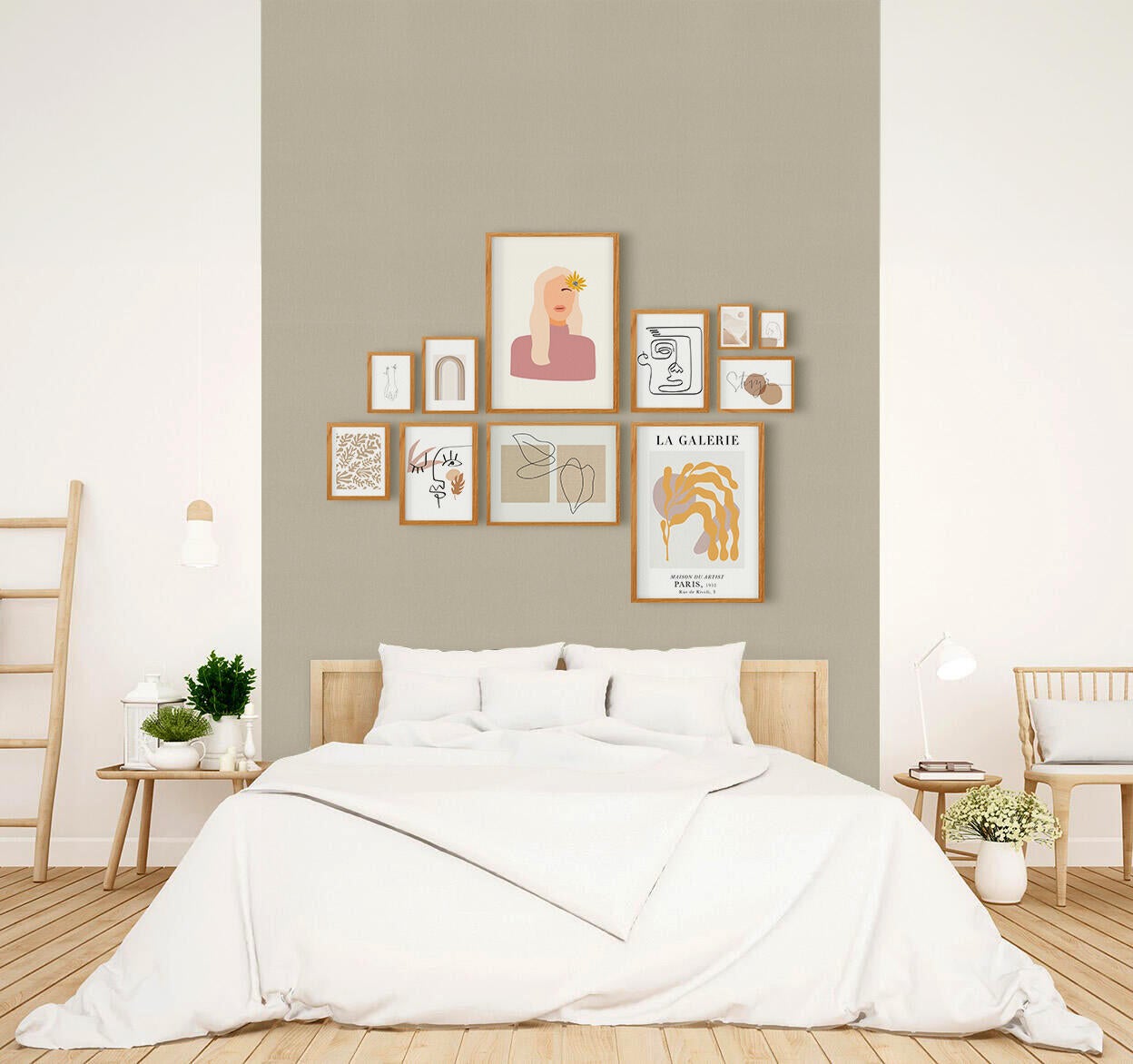 Marco con Passepartout Toundra natural INSPIRE 30x40cm - 3