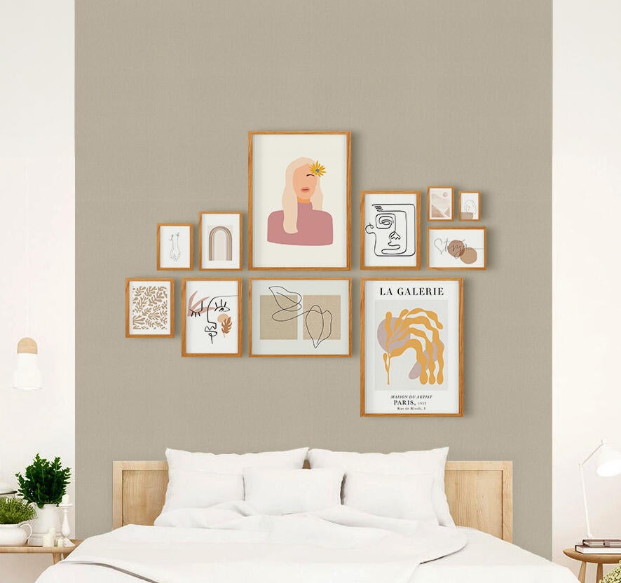 Marco con Passepartout Toundra natural INSPIRE 30x40cm - 5