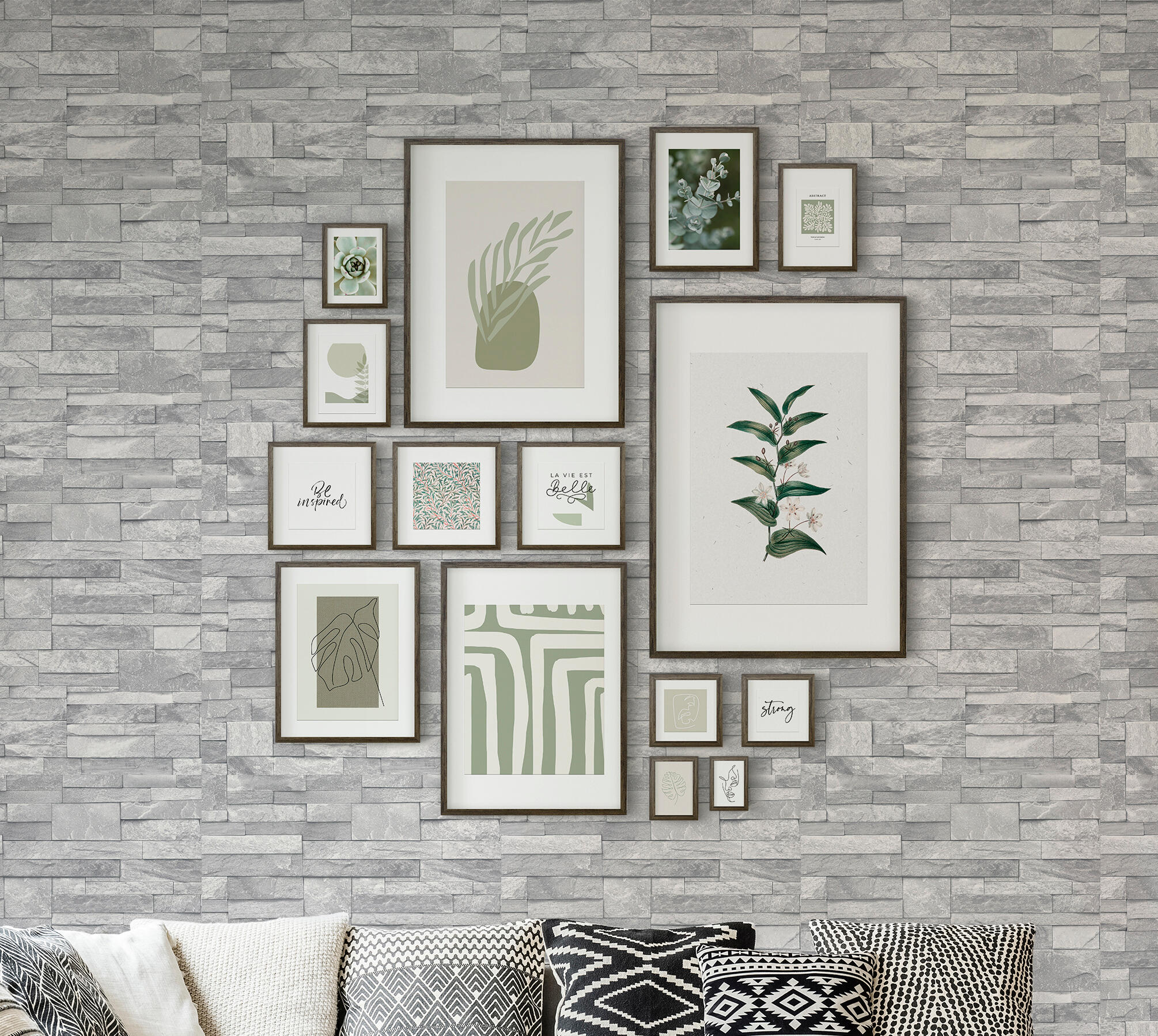 Moldura 40x50cm milo walnut inspire - 12