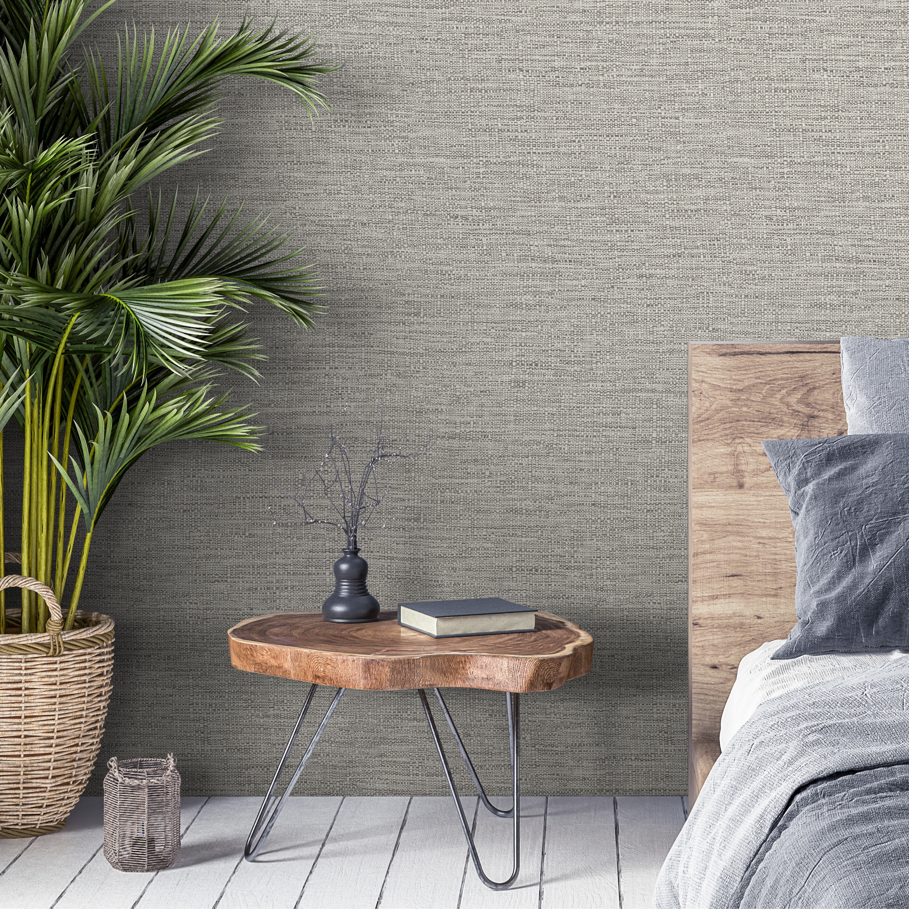 Tapeta Paille Khol winylowa na flizelinie Inspire - 3