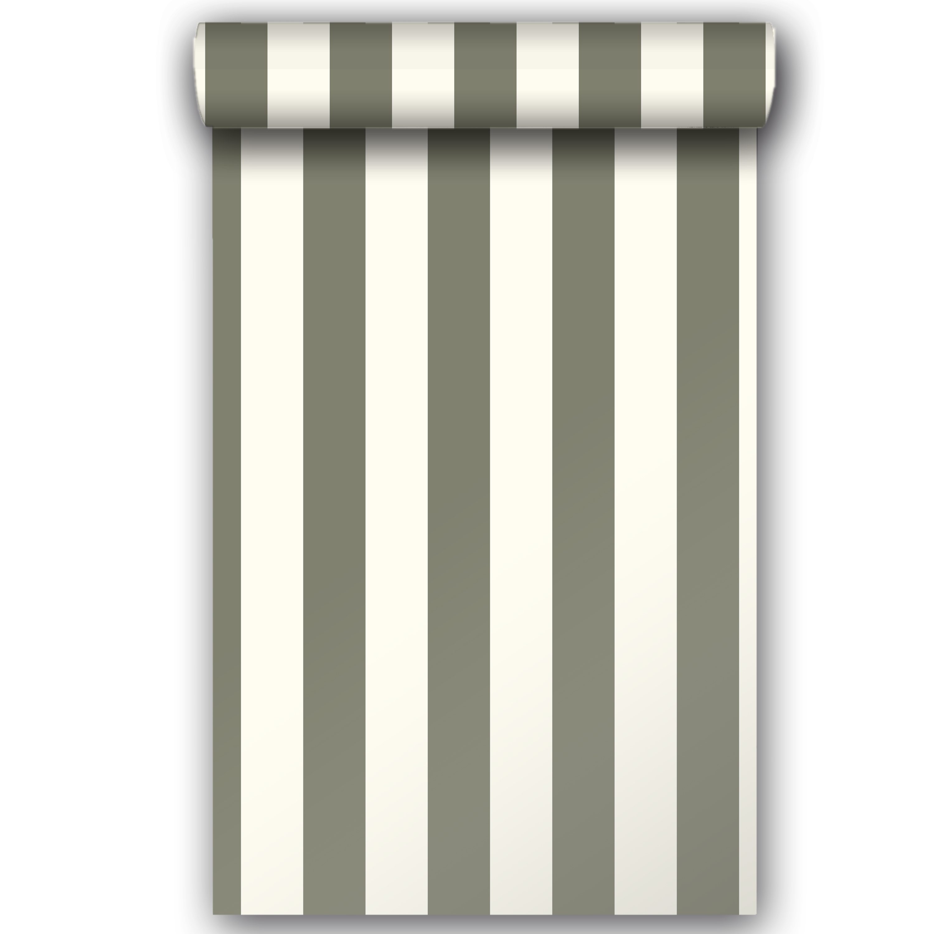 Papier peint intissé Rayure jovan INSPIRE vert - 3