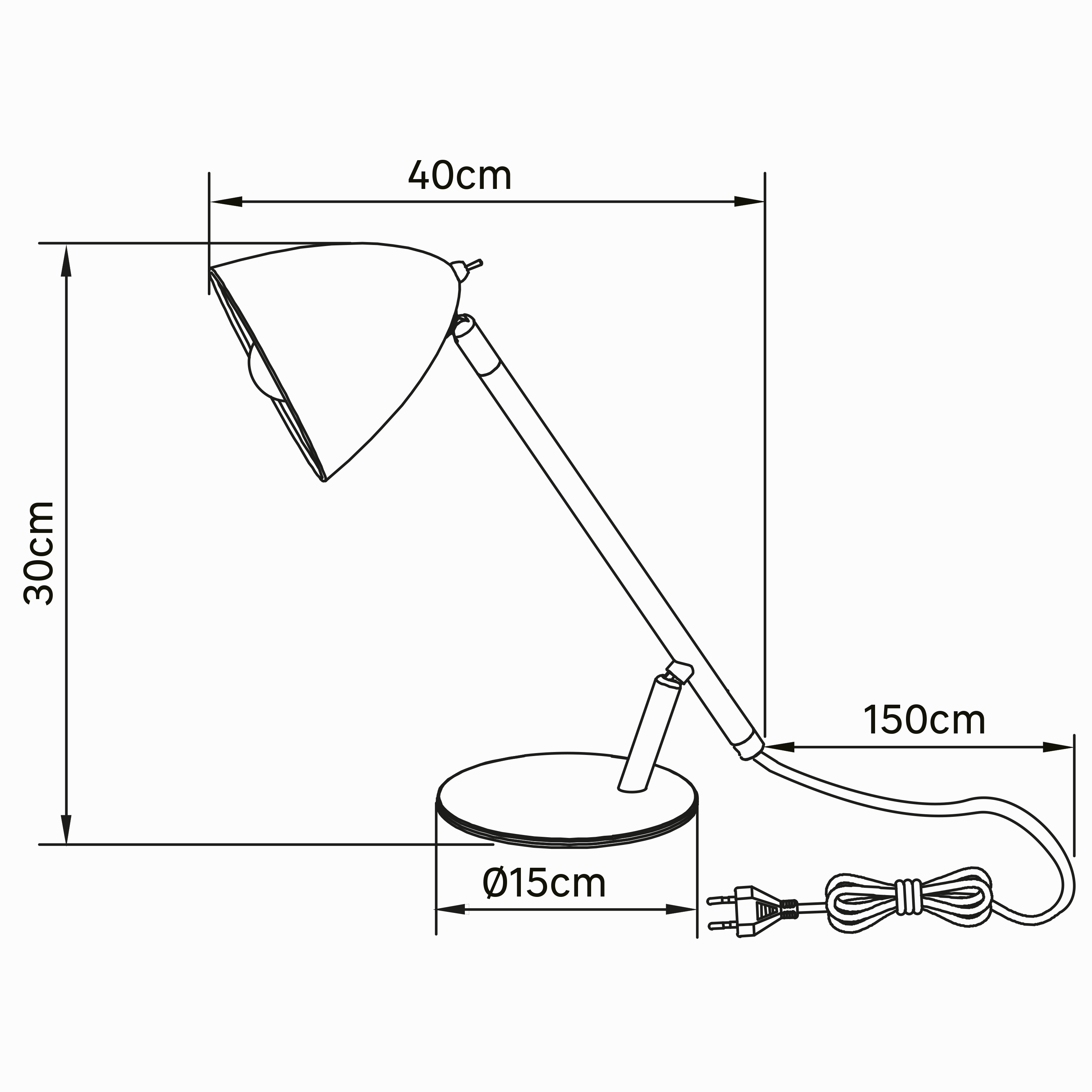 Lampka biurkowa Granma miedź E14 Inspire - 9