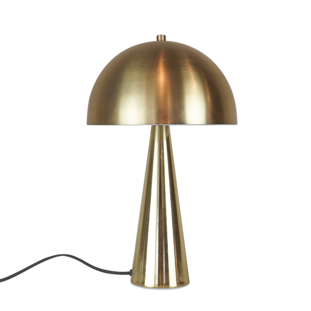 Candeeiro de mesa VAIZ E27 1 luz latao 41cm Inspire