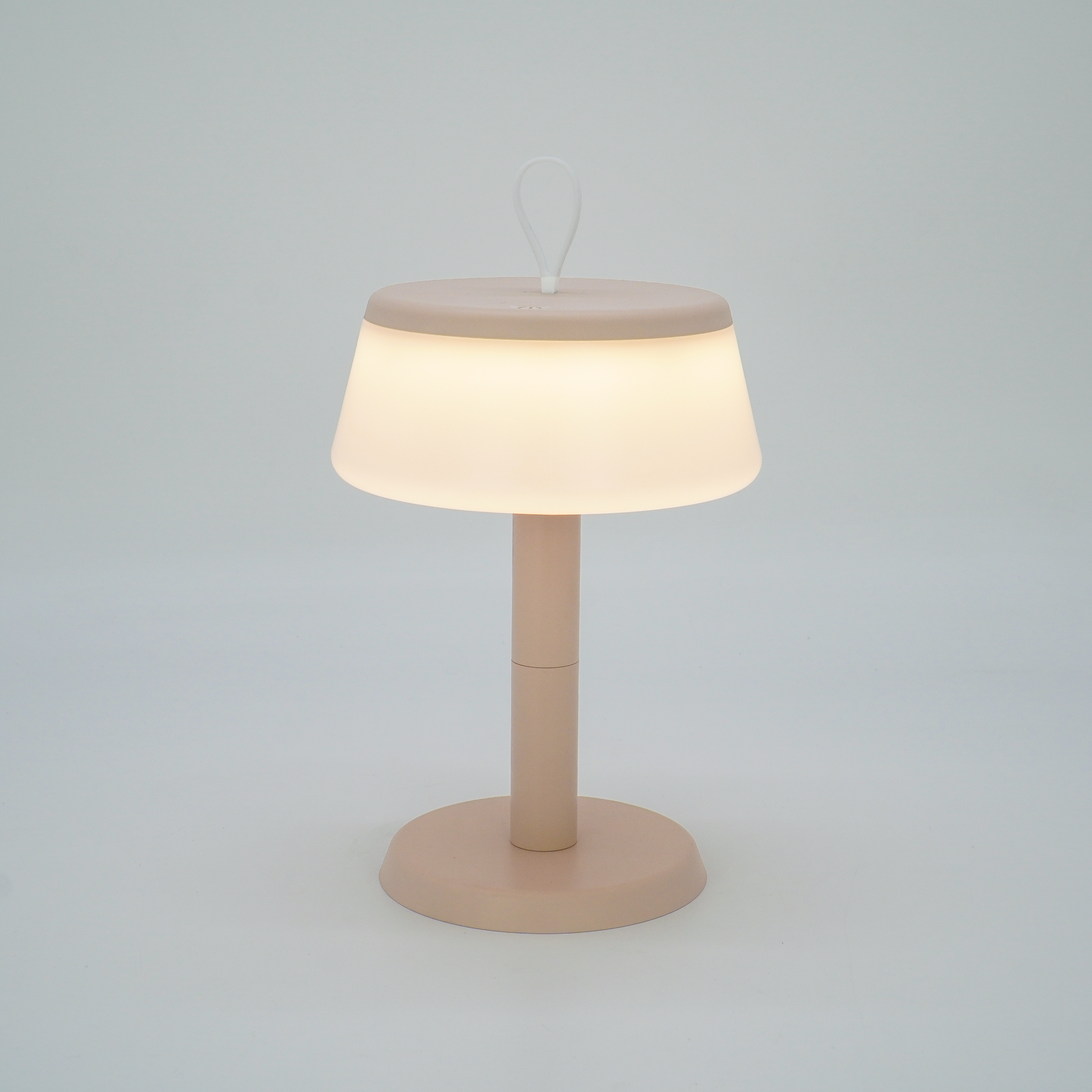 Lampe LED Too touch fonction rechargeable, abs, rose, H.20 cm, INSPIRE - 8